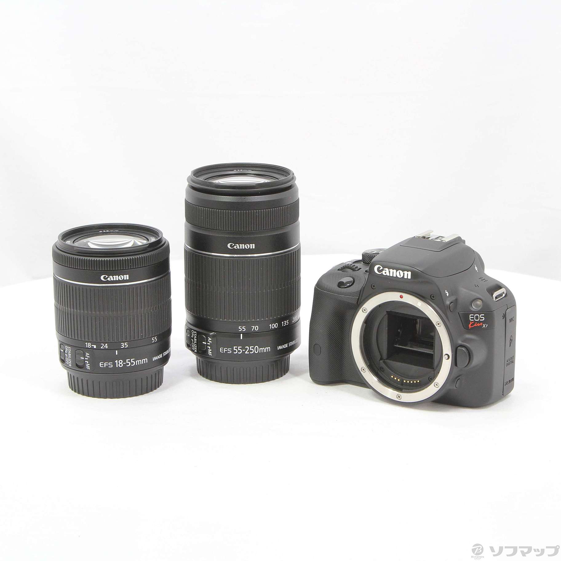 Canon EOS KISS X7 Wズームキットカメラ