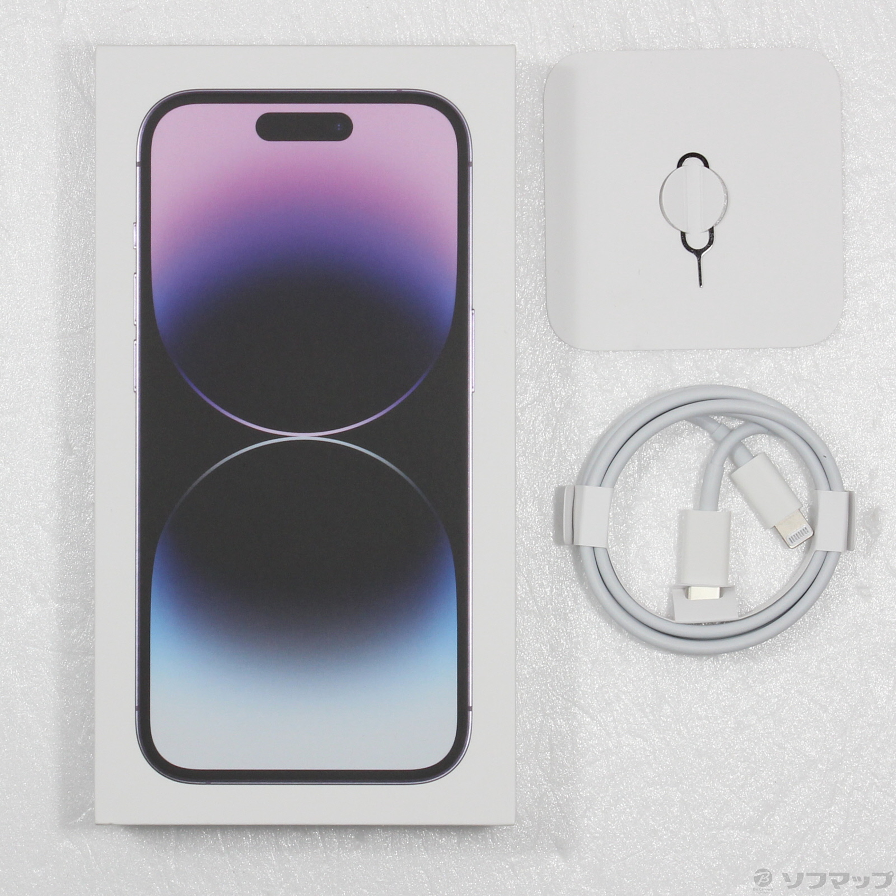 中古】iPhone14 Pro 512GB ディープパープル MQ283J／A SIMフリー