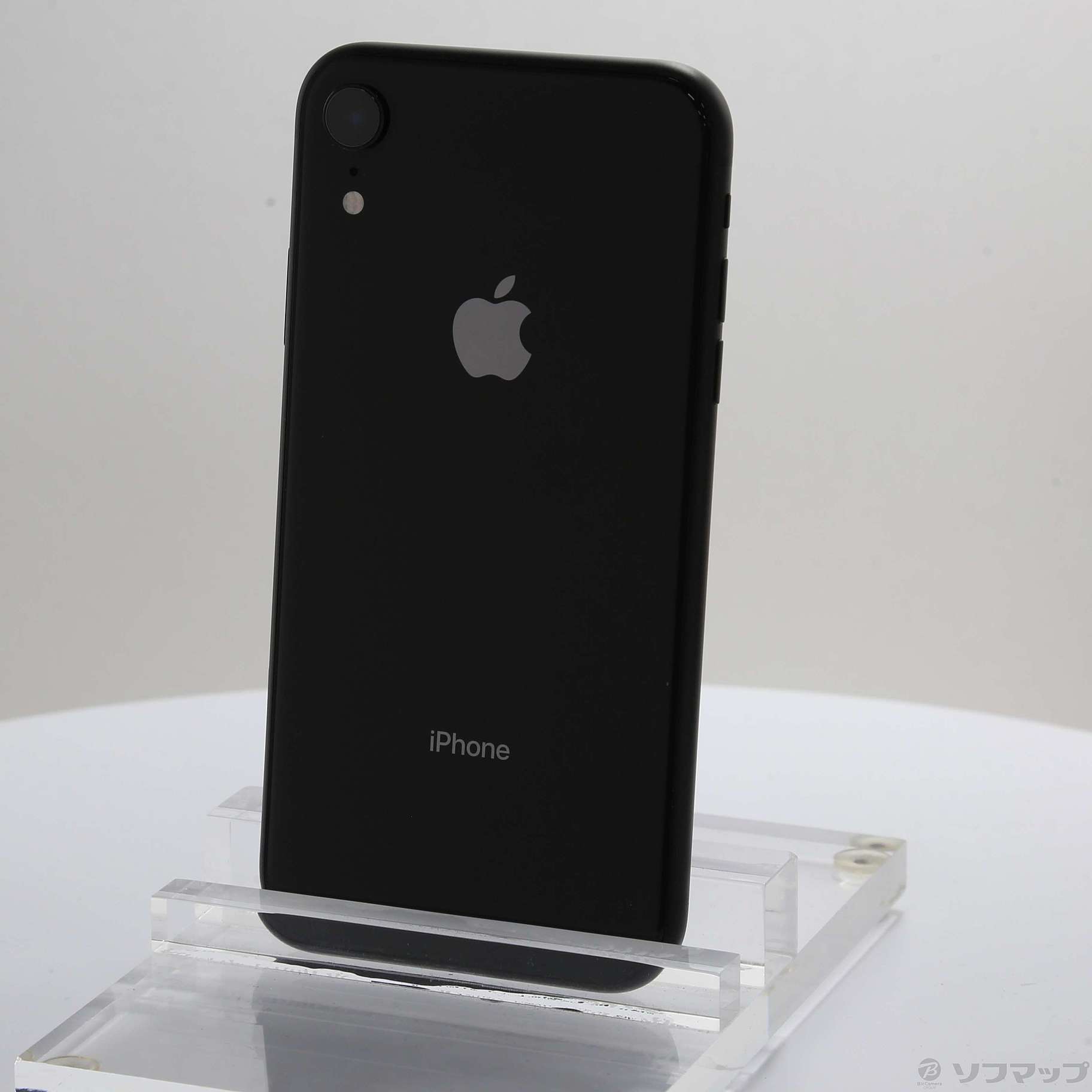 iPhone XR 128GB ブラック SIMフリー顔認証ApplePay - スマートフォン本体