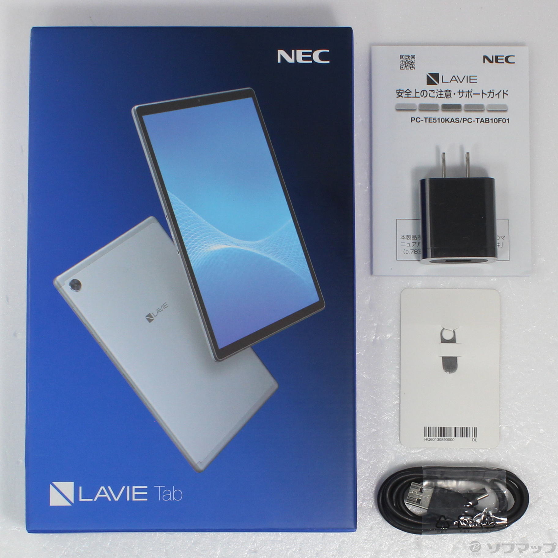 中古】LaVie Tab E TE510／KAS 32GB シルバー PC-TE510KAS Wi-Fi