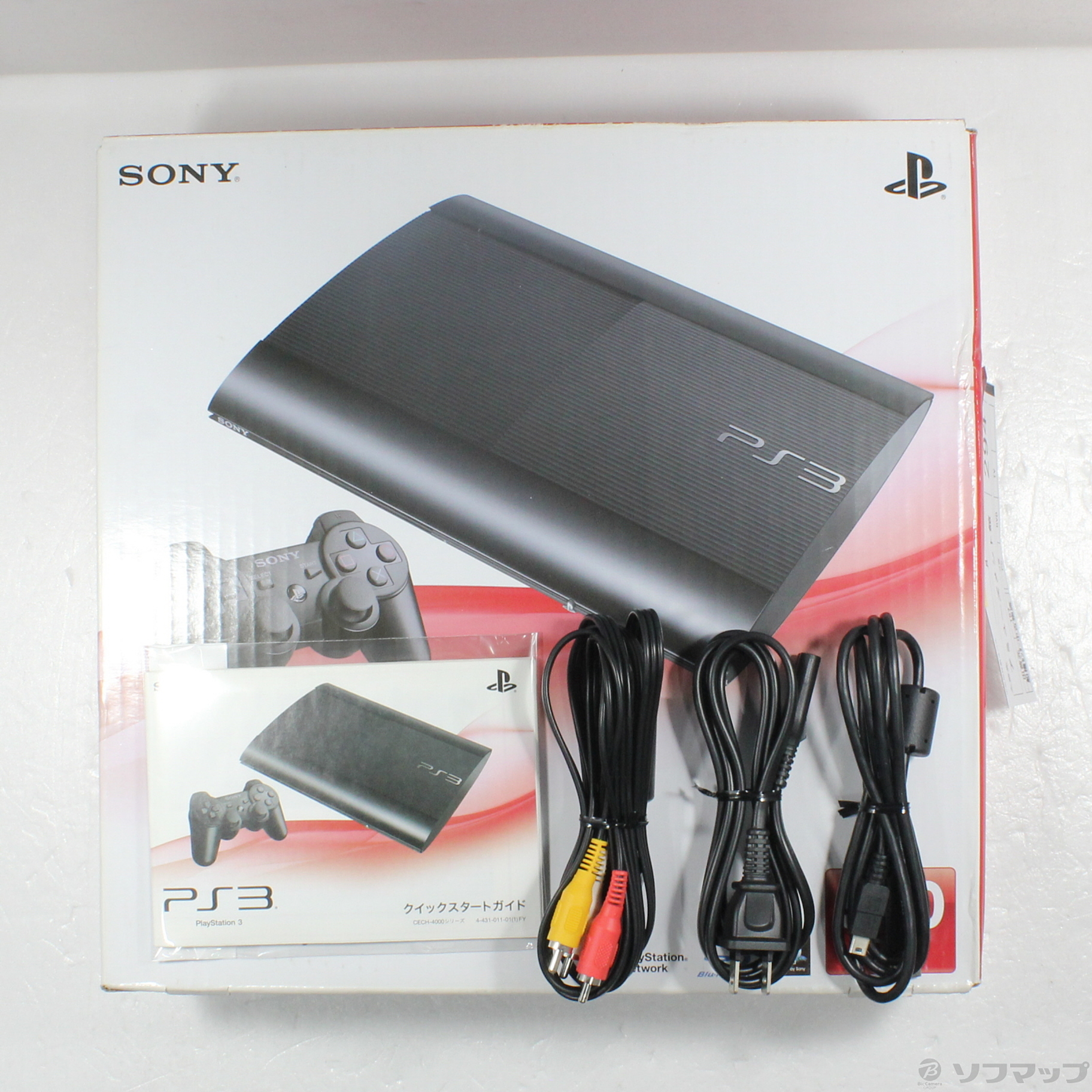 中古】PlayStation 3 500GB チャコールブラック CECH-4000C
