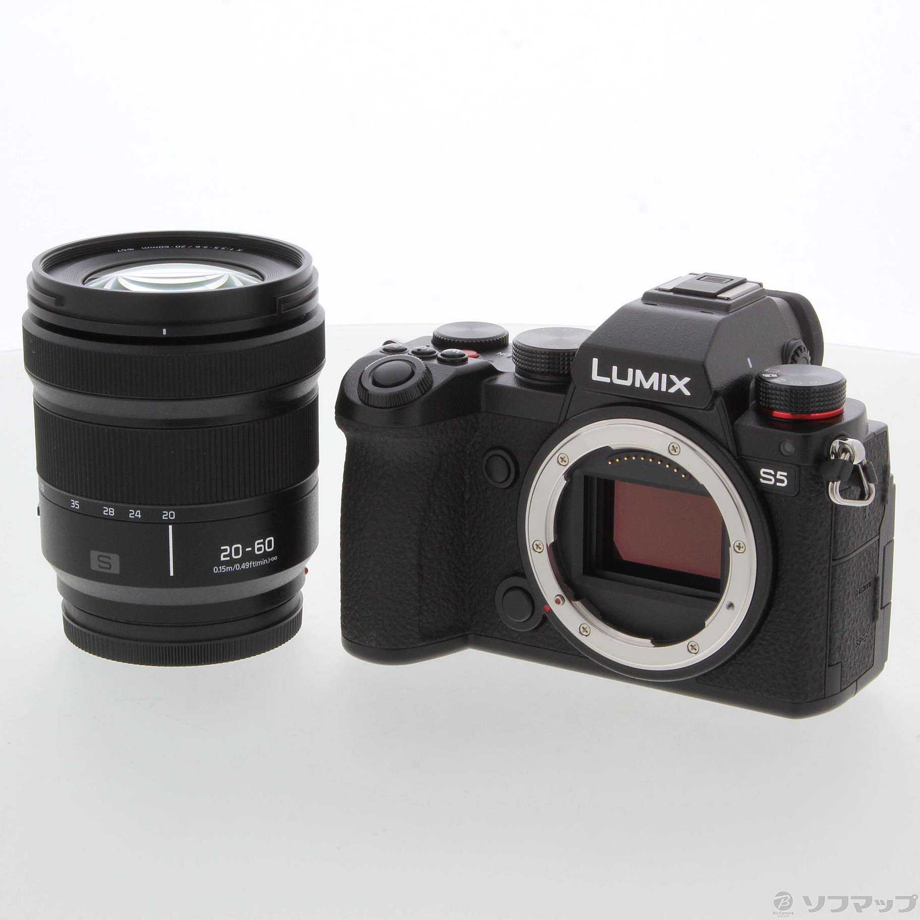 中古】LUMIX DC-S5K 標準ズームKレンズキット ブラック [2133052152095