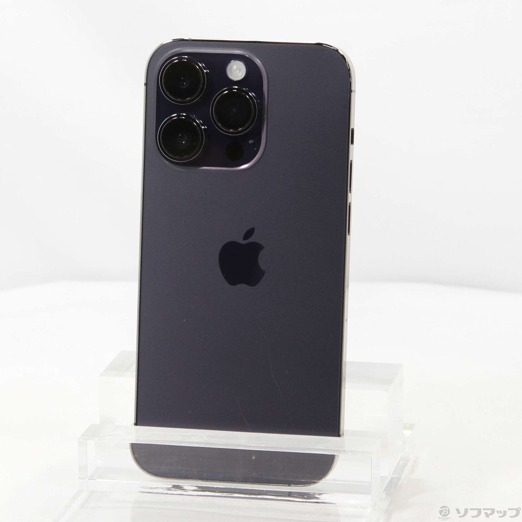 中古】iPhone14 Pro 128GB ディープパープル MQ0F3J／A SIMフリー