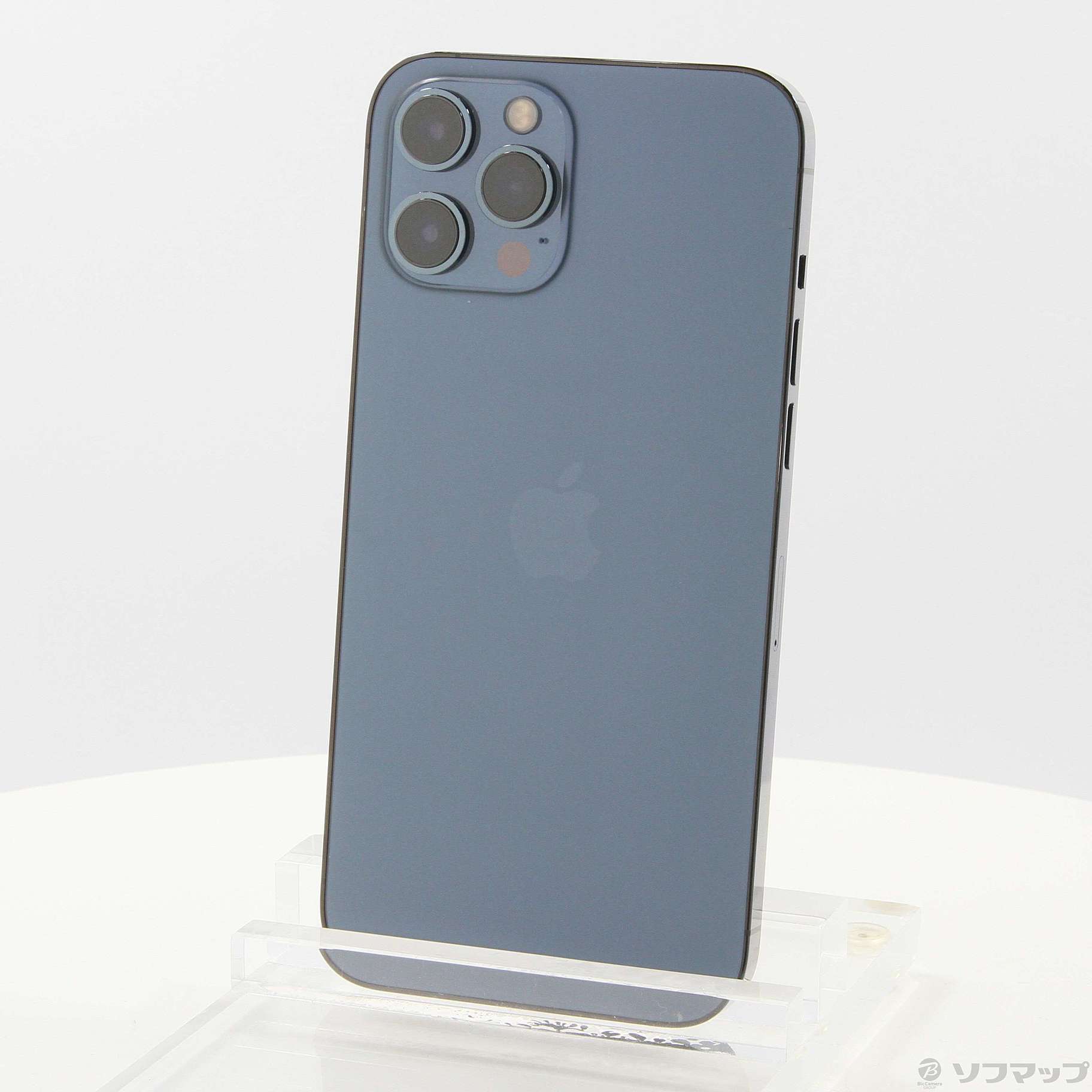 中古】iPhone12 Pro Max 256GB パシフィックブルー MGD23J／A SIM