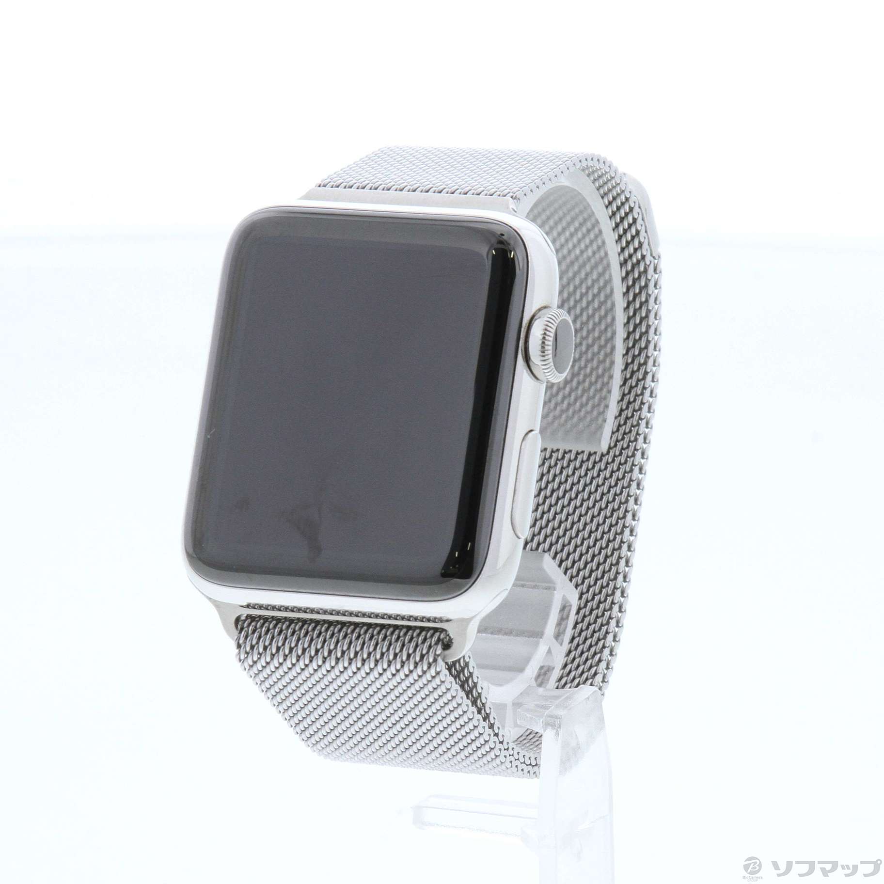 Apple Watch Series 2 42mm ステンレススチールケース ミラネーゼループ