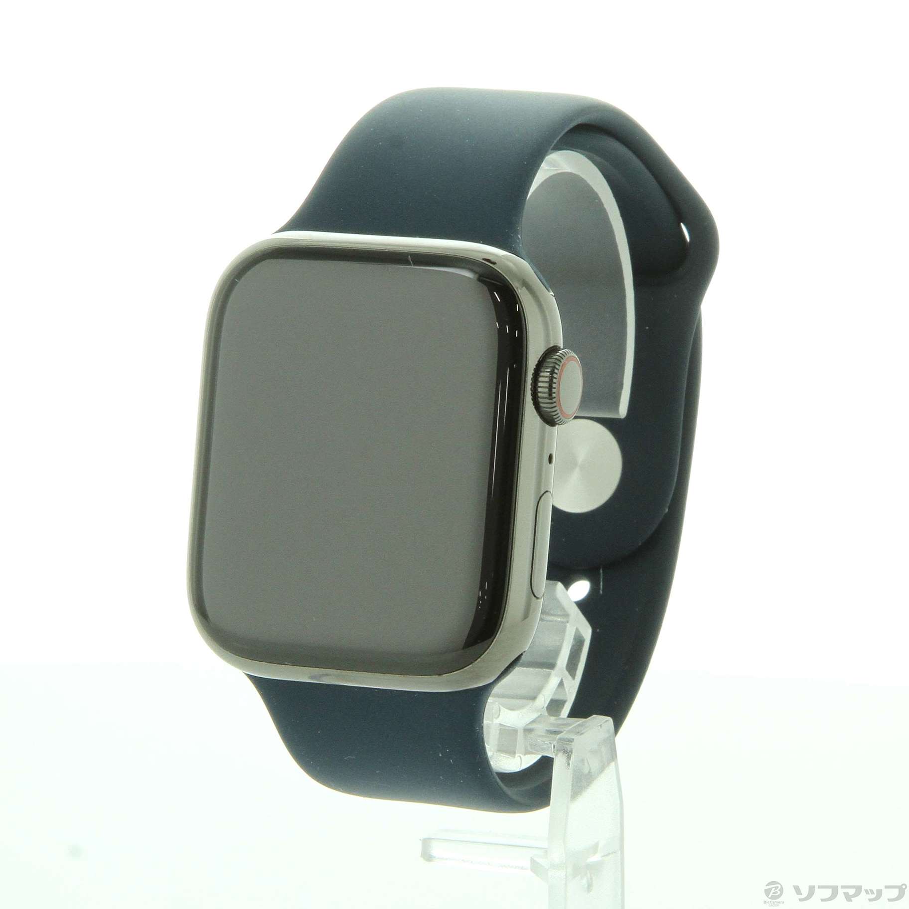 中古】Apple Watch Series 7 GPS + Cellular 45mm グラファイトステンレススチールケース アビスブルースポーツバンド  [2133052194125] - リコレ！|ビックカメラグループ ソフマップの中古通販サイト