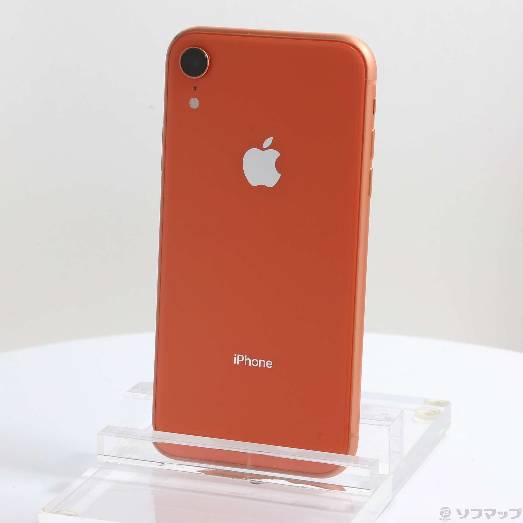 中古】iPhoneXR 128GB コーラル MT0T2J／A SoftBank [2133052196037