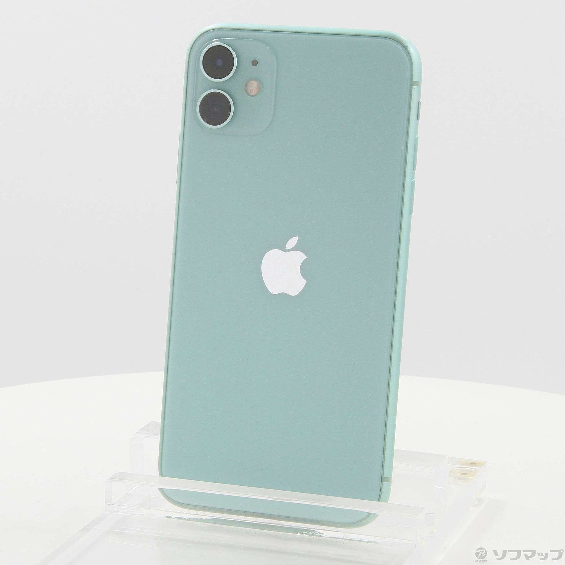 中古】iPhone11 128GB グリーン MWM62J／A SIMフリー [2133052197997