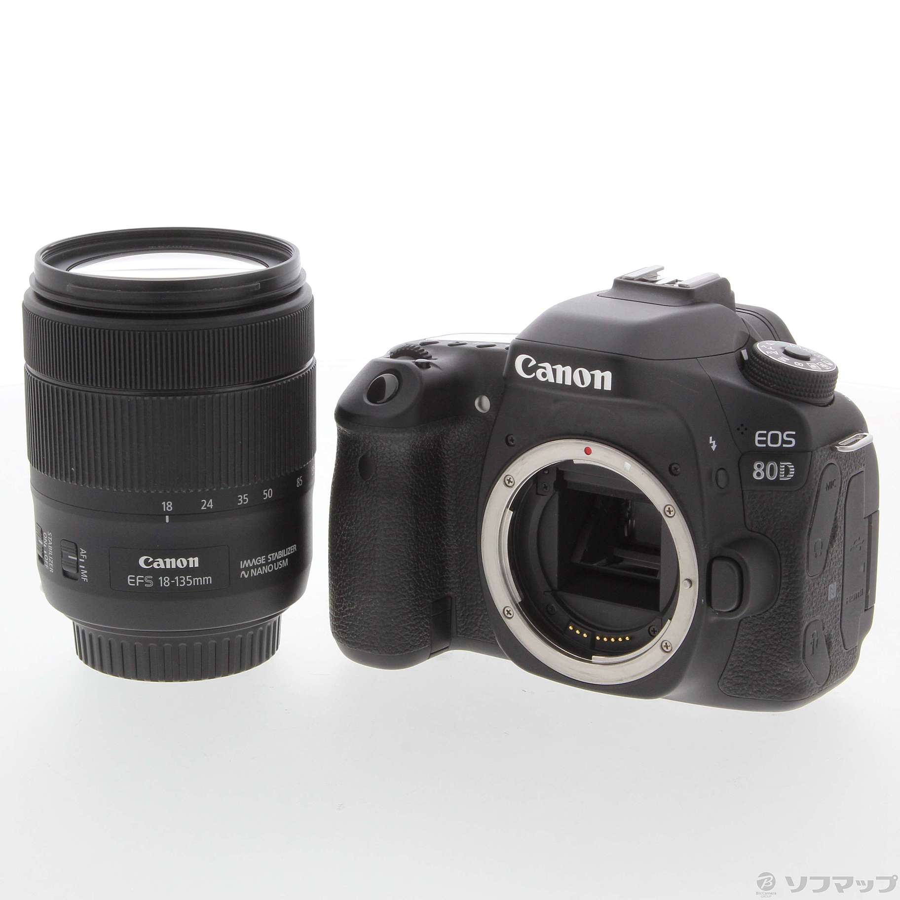 中古】EOS 80D EF-S18-135 IS USM レンズキット [2133052198505