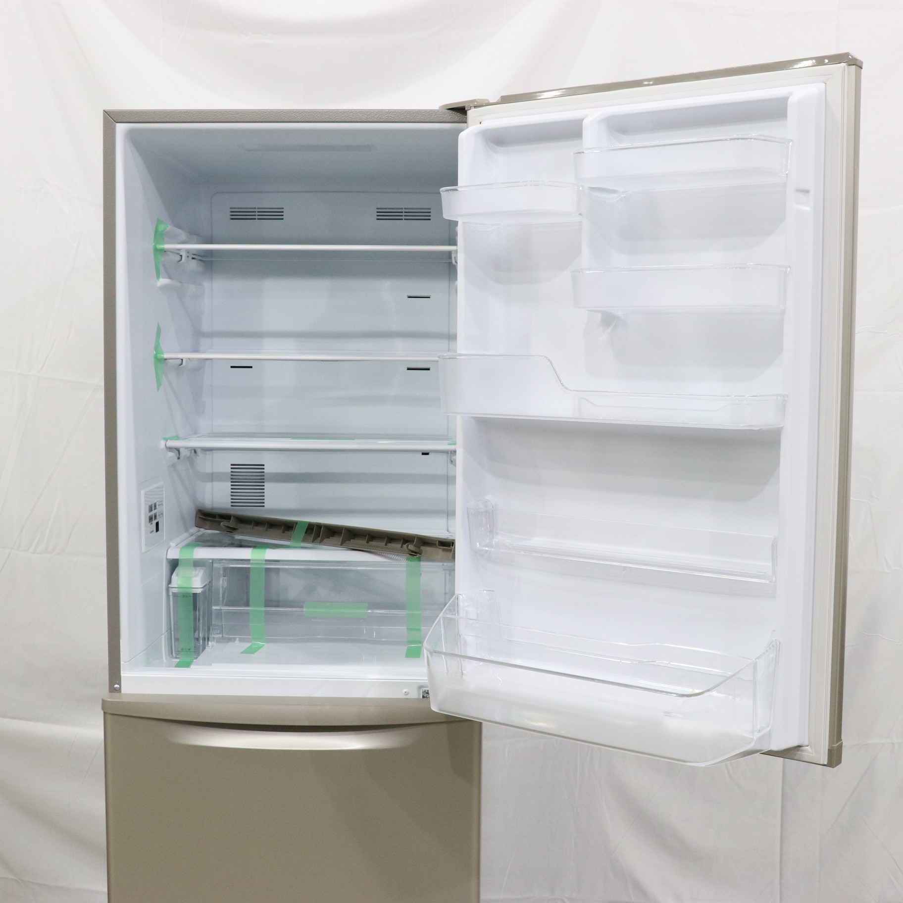 冷蔵庫 Cタイプ グレイスゴールド NR-C374C-N ［幅59cm /365L /3ドア /右開きタイプ /2023年］ パナソニック Panasonic 冷蔵庫 Cタイプ 3ドア 右開き 365L NR-C374C-N