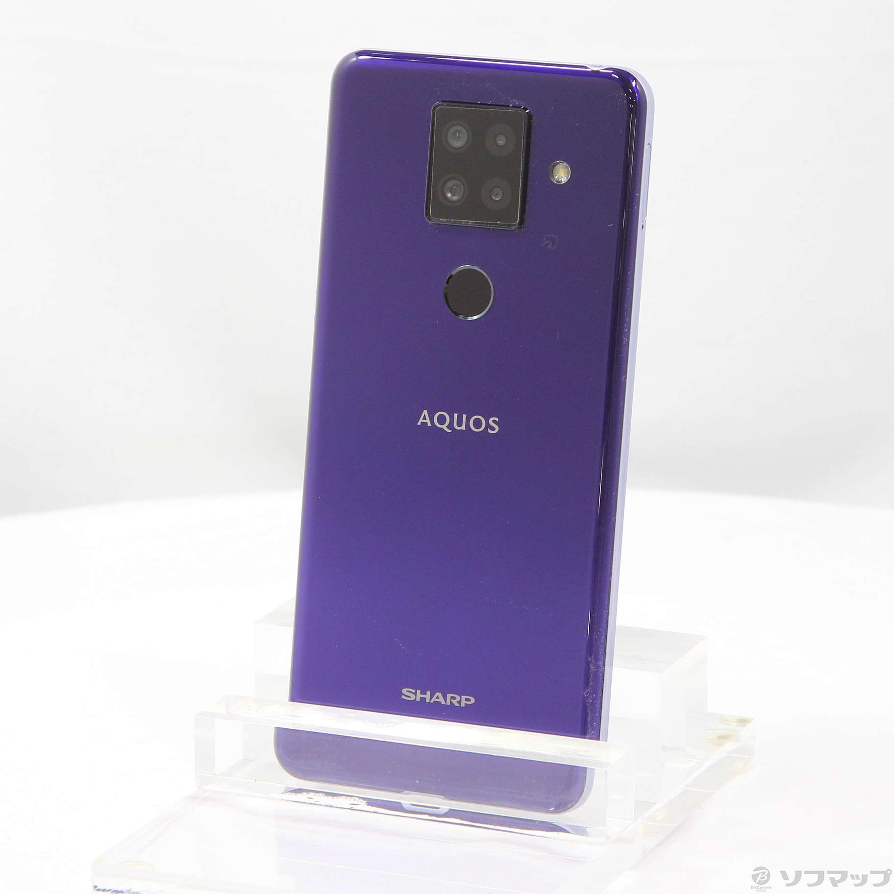 SHARP AQUOS SENSE4 PLUS SIMフリー 128GBパープルスマートフォン本体