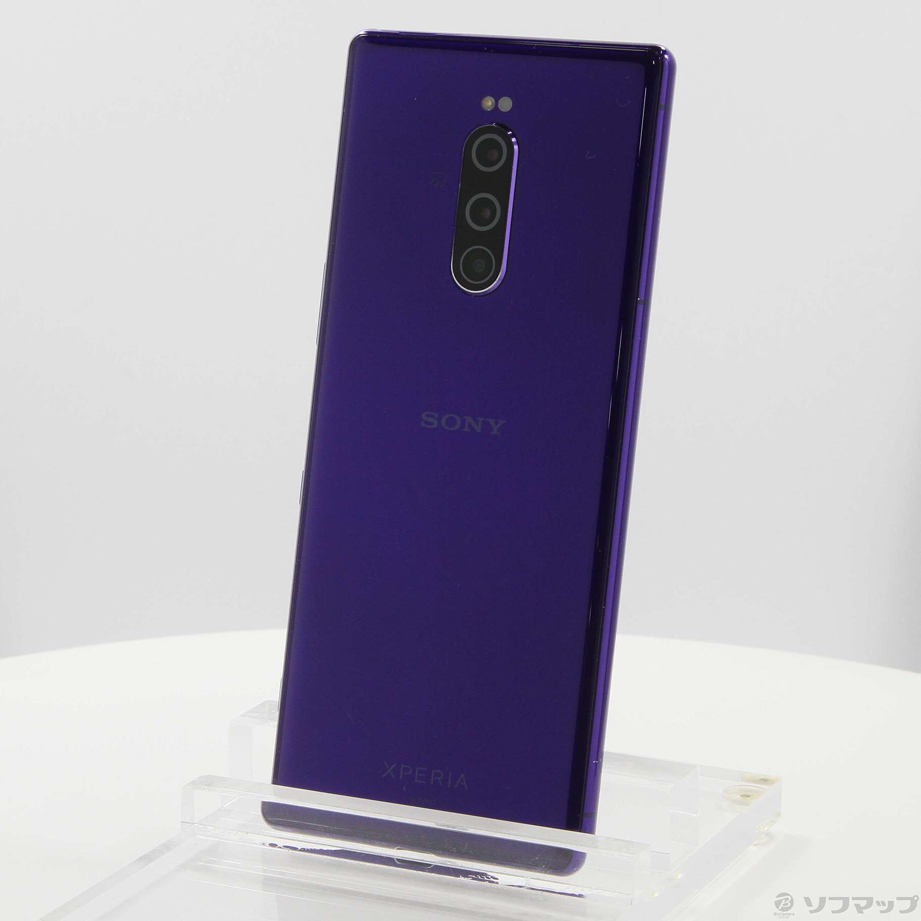 Andソニー  XPERIA １ SOV40 シムロック解除・初期化済  パープル
