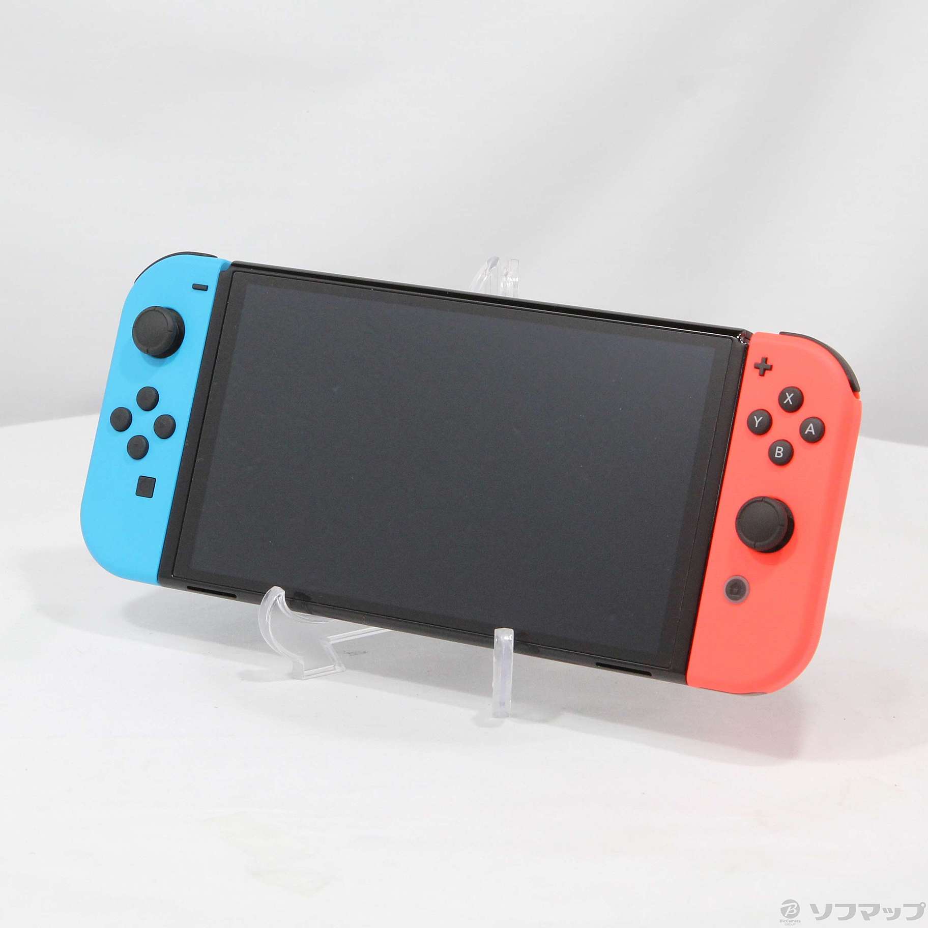 中古品〕 Nintendo Switch 有機ELモデル Joy-Con(L) ネオンブルー／(R