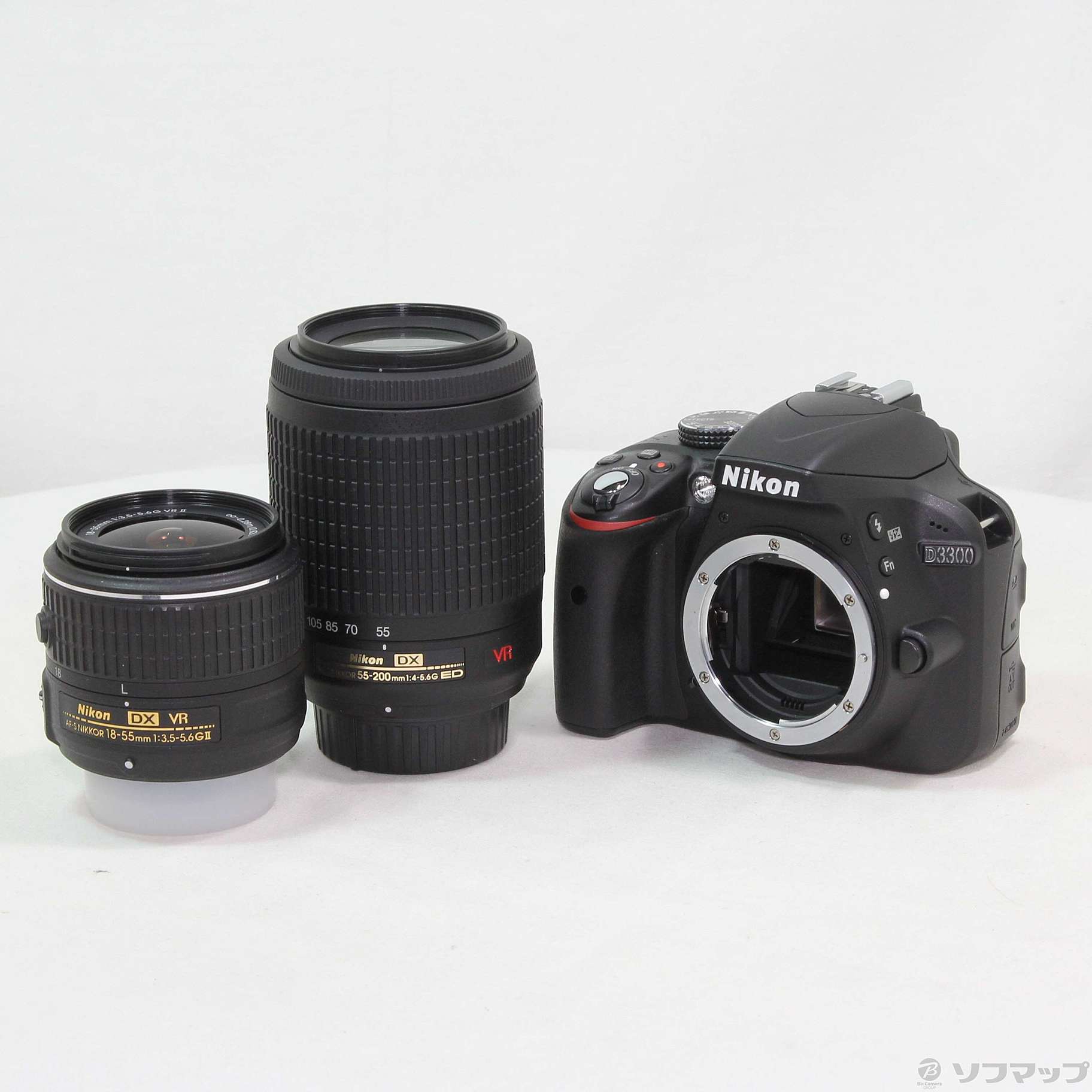 中古】NIKON D3300 ダブルズームキット (2416万画素／SDXC