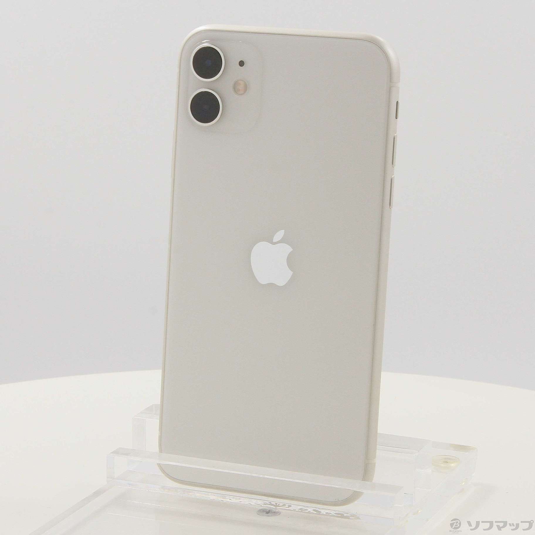 中古】iPhone11 128GB ホワイト MWM22J／A SIMフリー [2133052221234