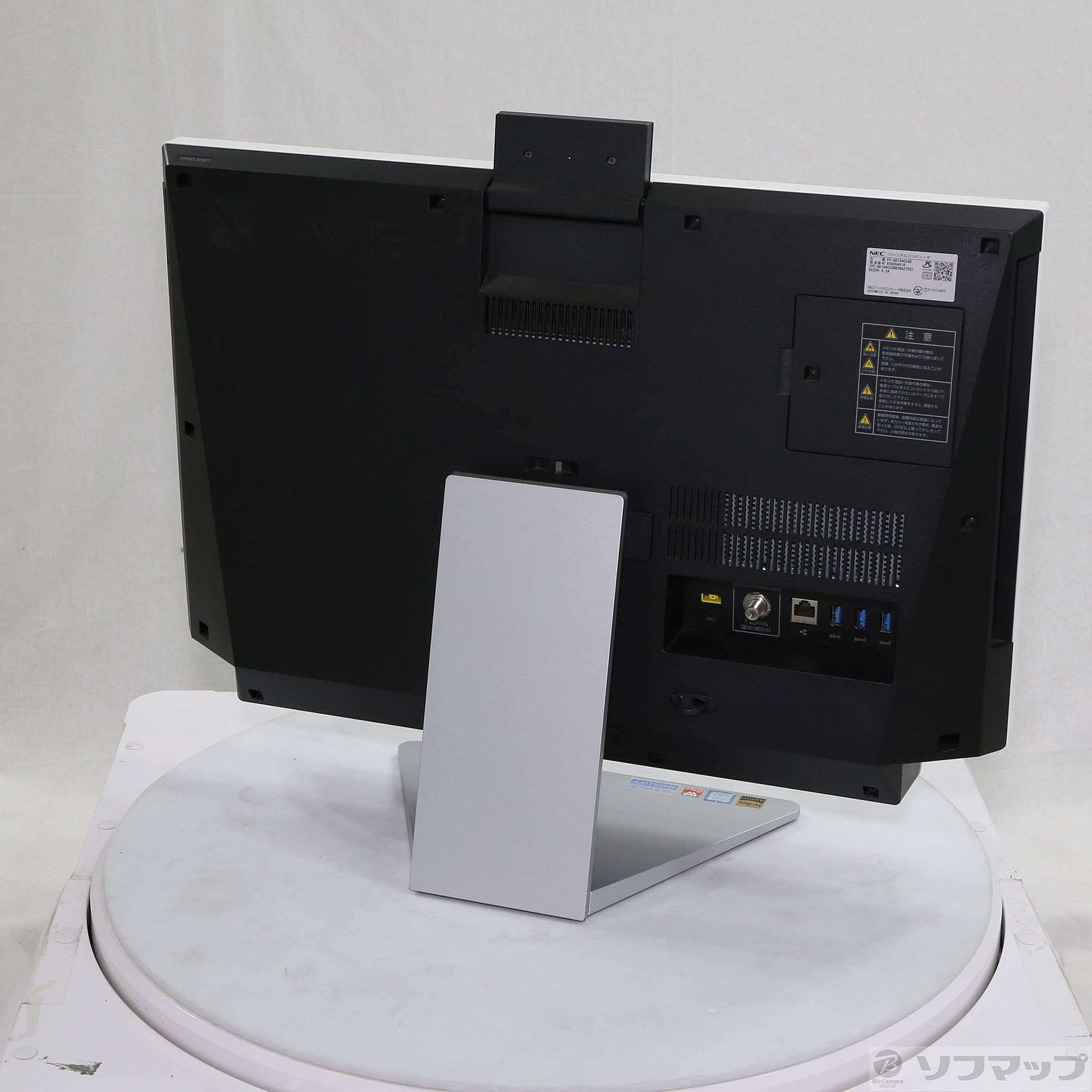 一体型パソコン 中古美品 フルHD 23.8型ワイド NEC PC-DA350HAW 第7