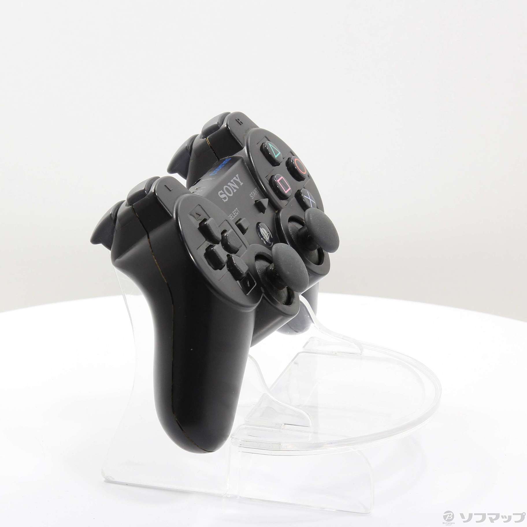 中古】ワイヤレスコントローラー DUALSHOCK3 クリアブラック 【PS3