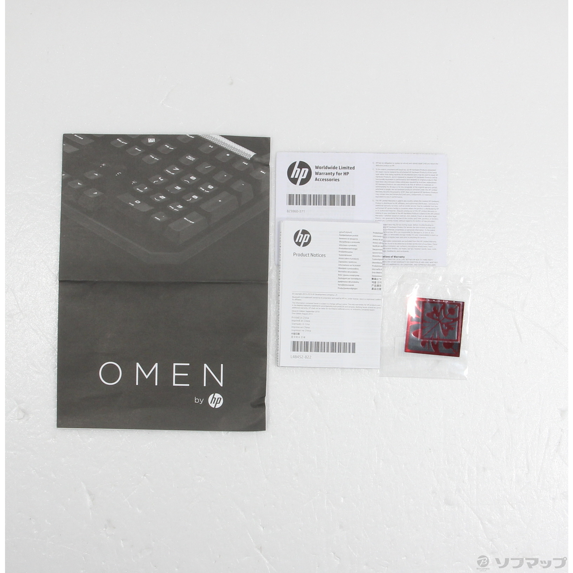 中古】OMEN by HP Sequencer キーボード 英語配列 2VN99AA#UUF 青軸 