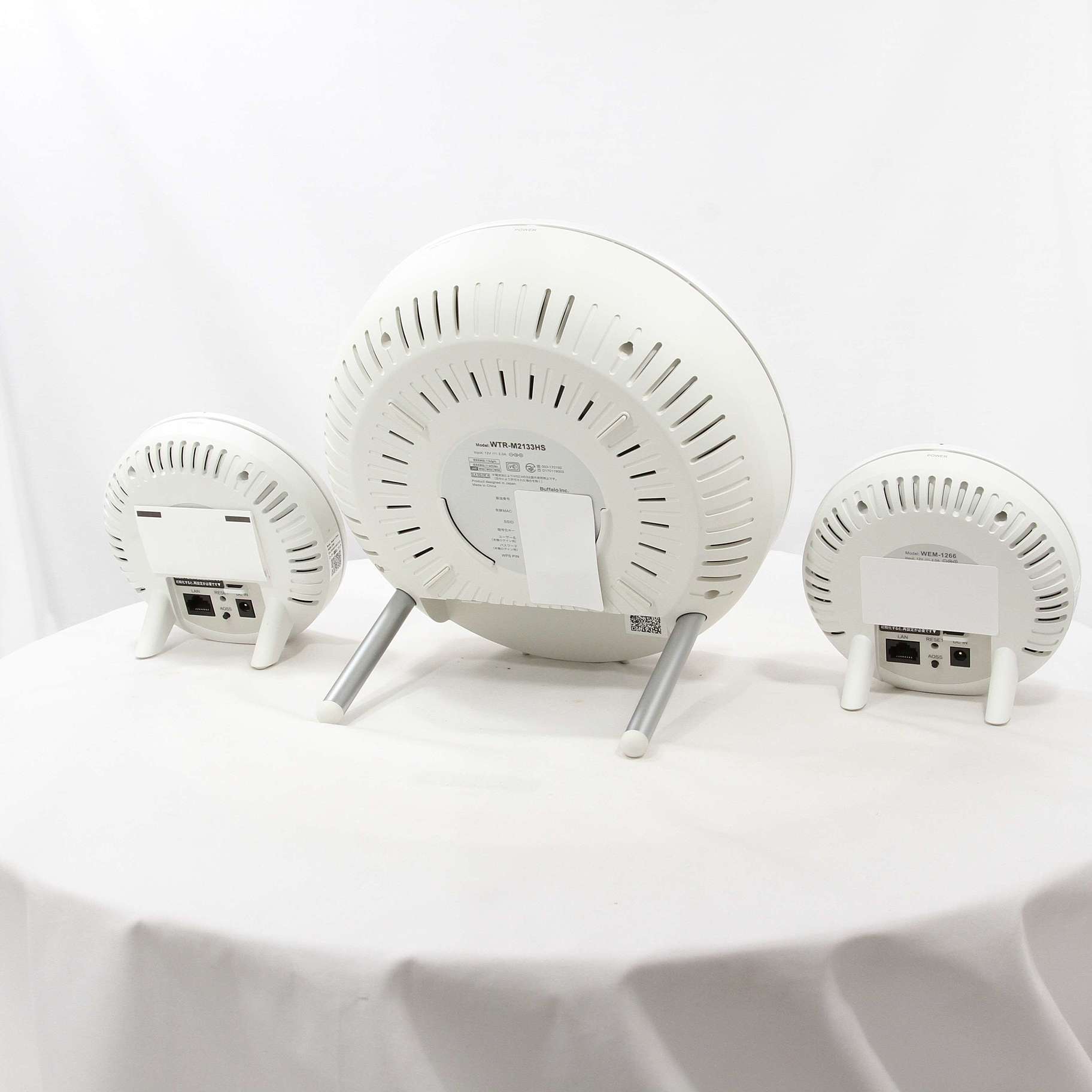 【中古】BUFFALO WTR-M2133HS BUFFALO WTR-M2133HS⁄E2S BUFFALO WTR-M2133HS⁄E2S ＋子機1台(親機1,