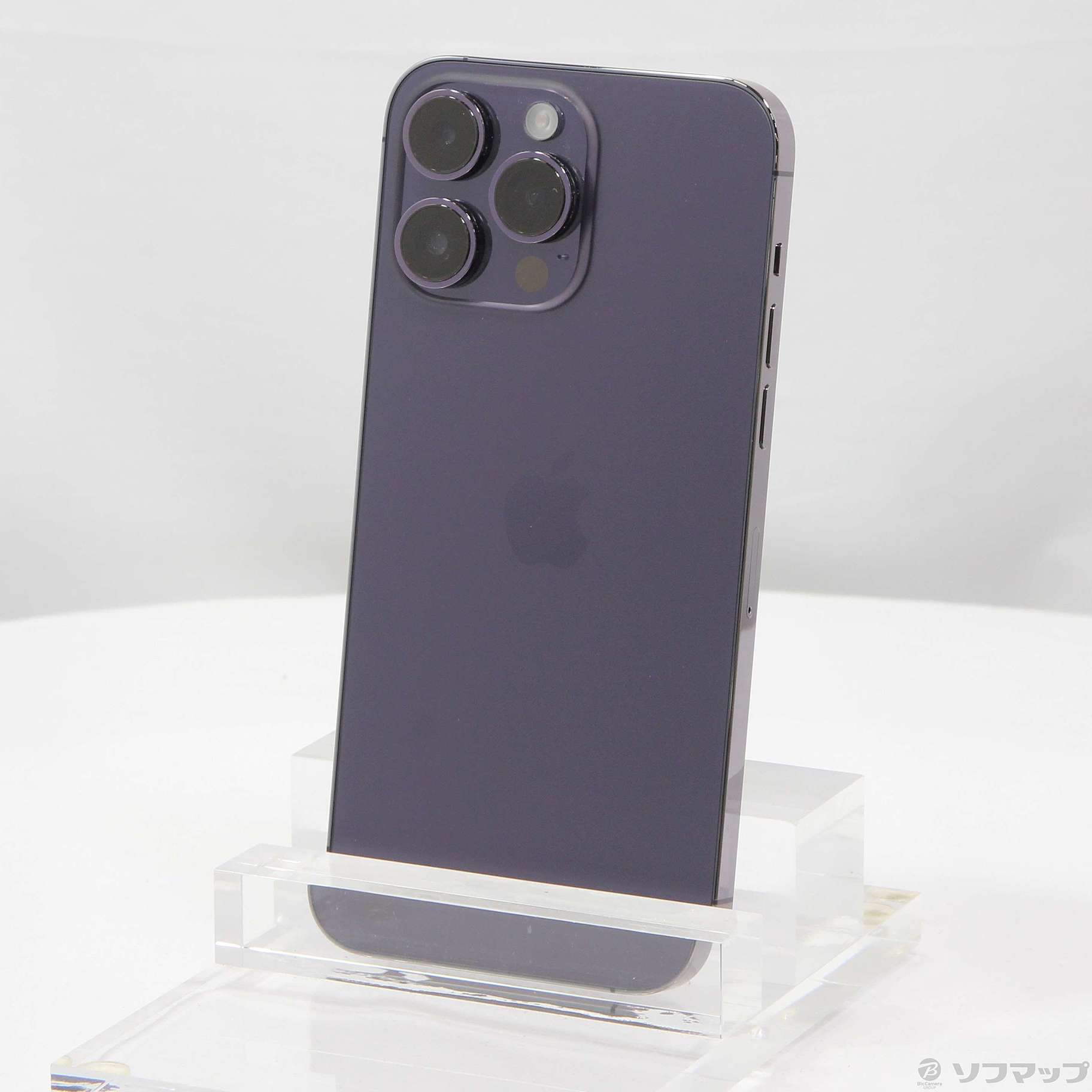 (中古)Apple iPhone14 Pro Max 256GB ディープパープル MQ9E3J/A SIMフリー(269-ud)