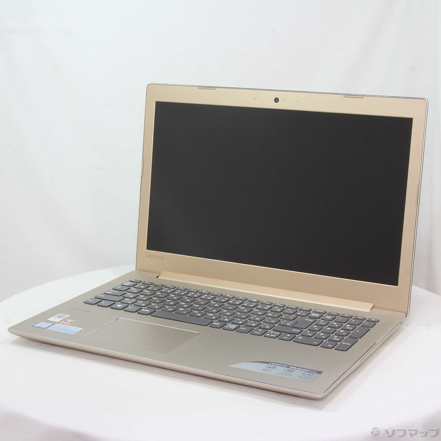 中古】ideapad 520 81BF0004JP ゴールデン 〔Windows 10