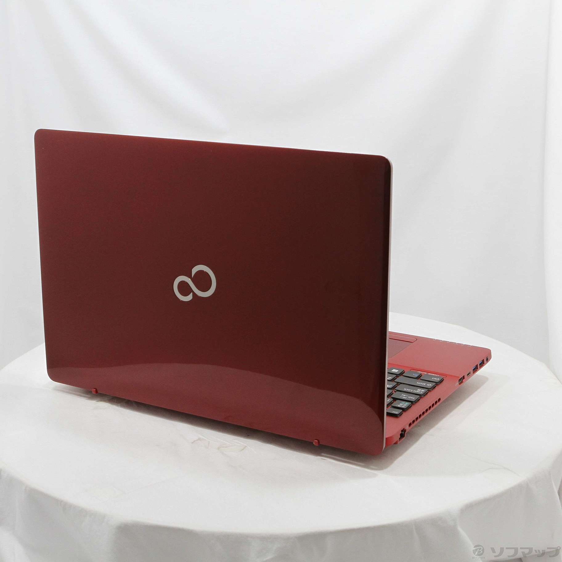 中古】格安安心パソコン LIFEBOOK AH77／B1 FMVA77B1R ガーネット