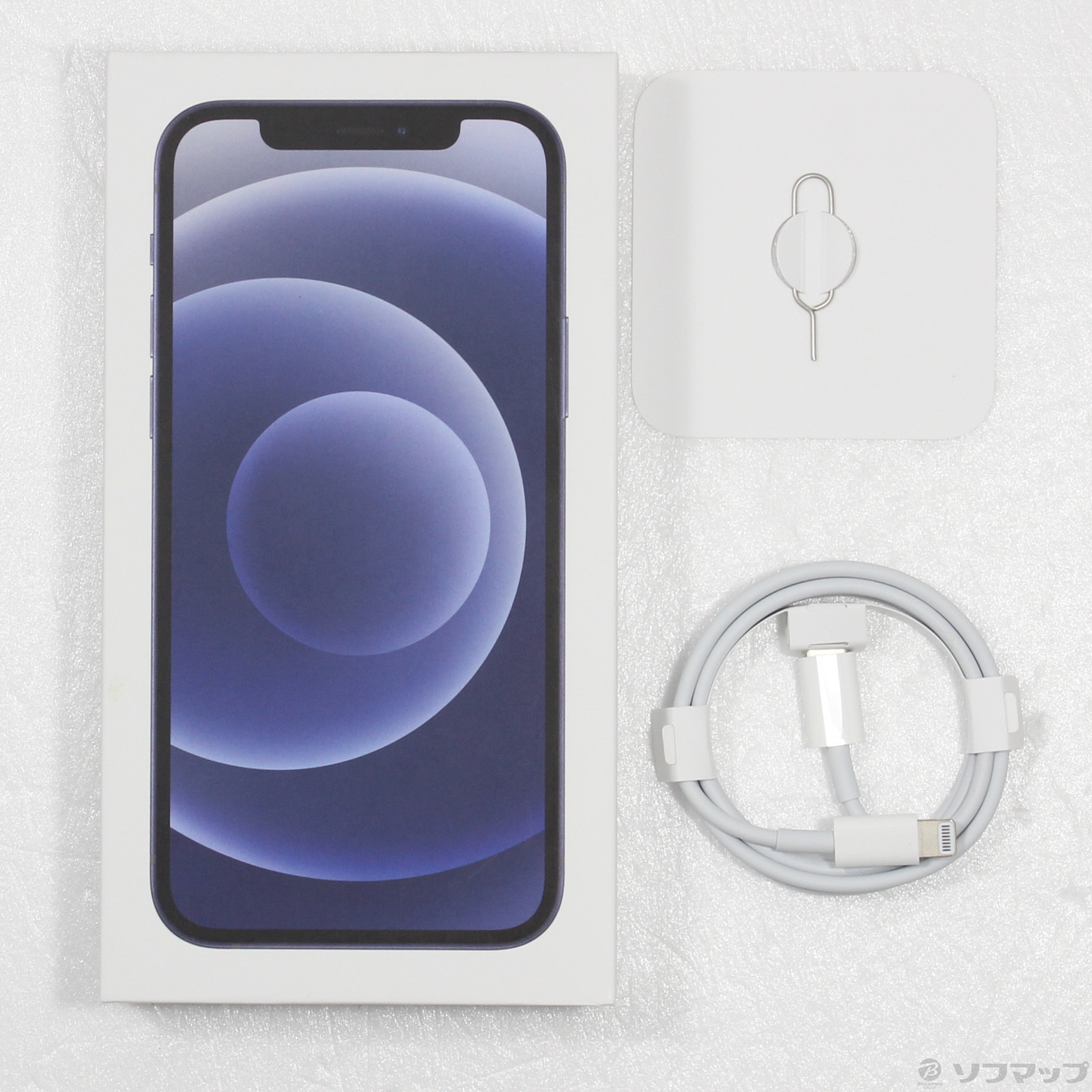 中古】セール対象品 iPhone12 64GB ブラック MGHN3J／A SIMフリー 