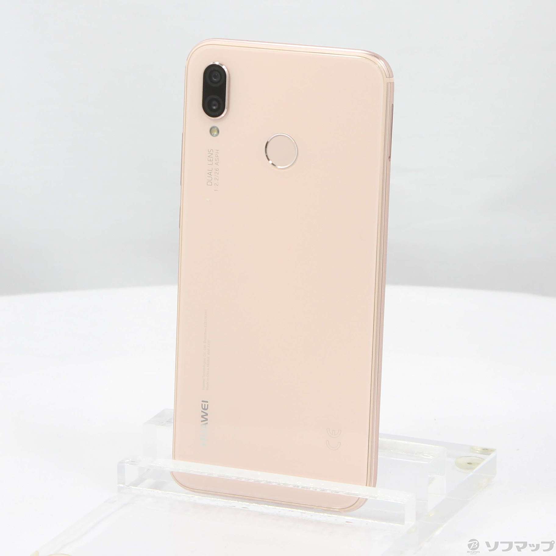 中古】HUAWEI P20 lite 32GB サクラピンク ANE-LX2J SIMフリー 