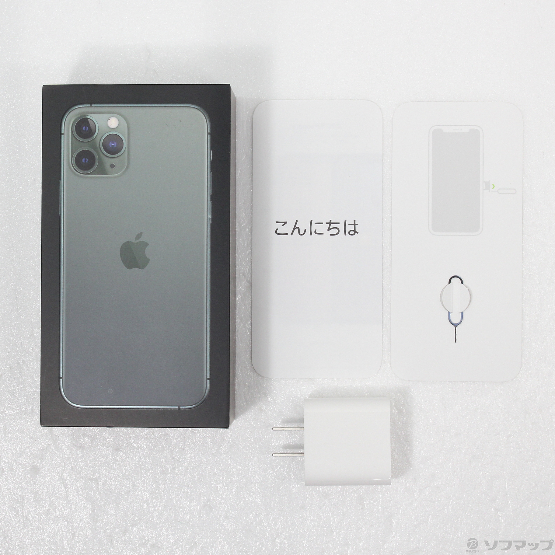 中古】iPhone11 Pro 256GB ミッドナイトグリーン MWCC2J／A SoftBank [2133052287933] -  リコレ！|ビックカメラグループ ソフマップの中古通販サイト