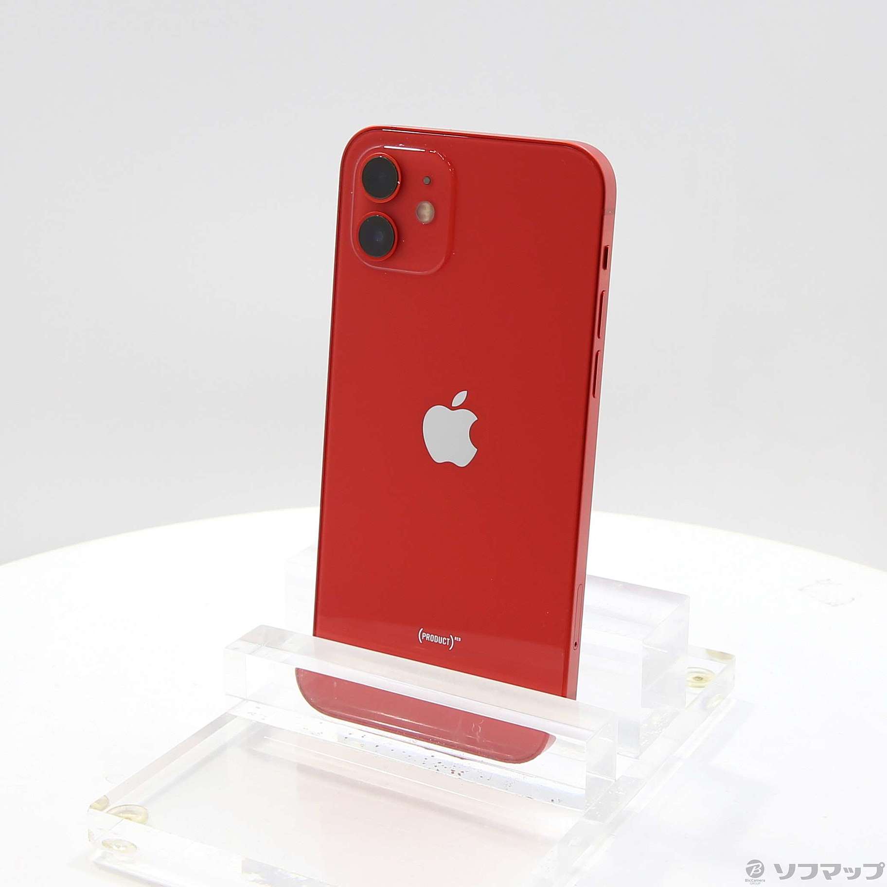 (中古)Apple iPhone12 64GB プロダクトレッド MGHQ3J/A SIMフリー(384-ud)