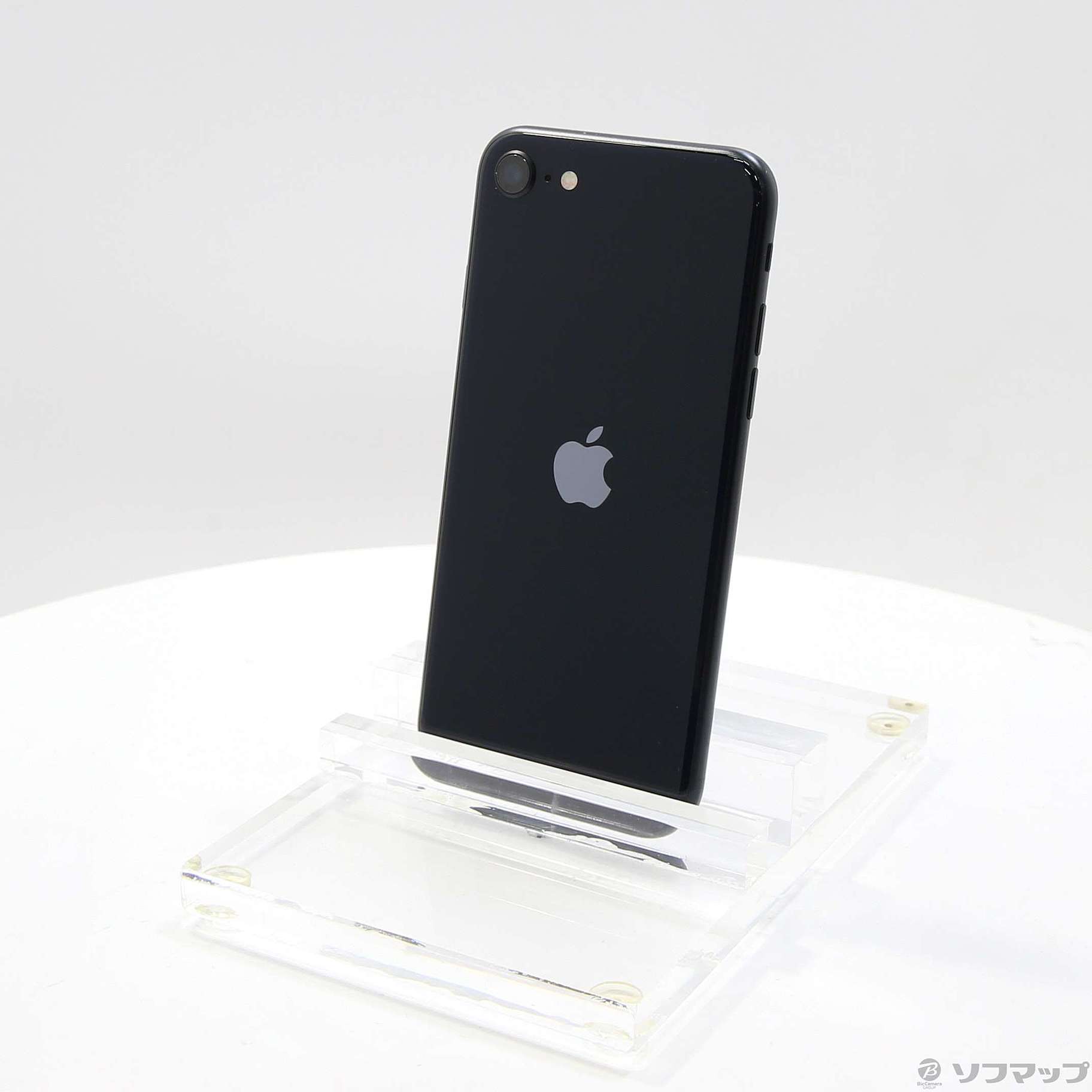 中古】iPhone SE 第3世代 128GB ミッドナイト MMYF3J／A SIMフリー 