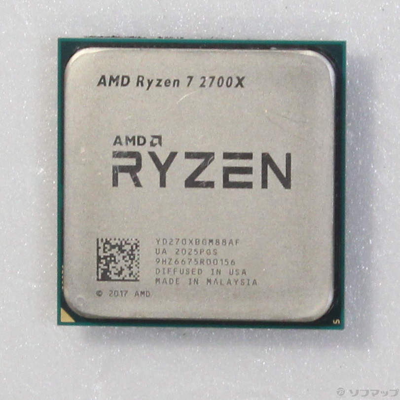 中古】Ryzen 7 2700X 〔3.7GHz／SOCKET AM4〕 [2133052301349