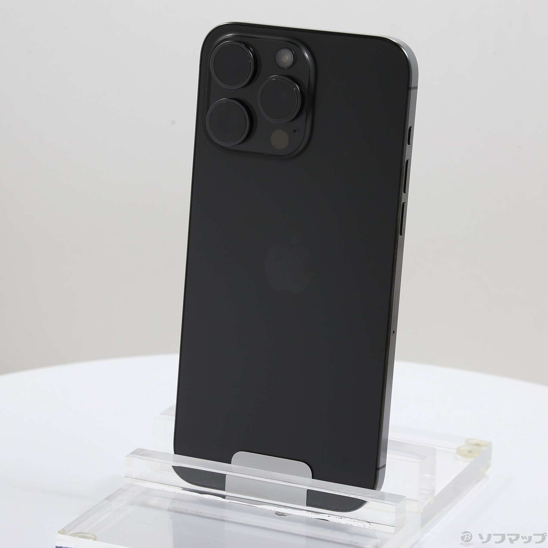 中古】iPhone15 Pro Max 256GB ブラックチタニウム MU6P3J／A SIM