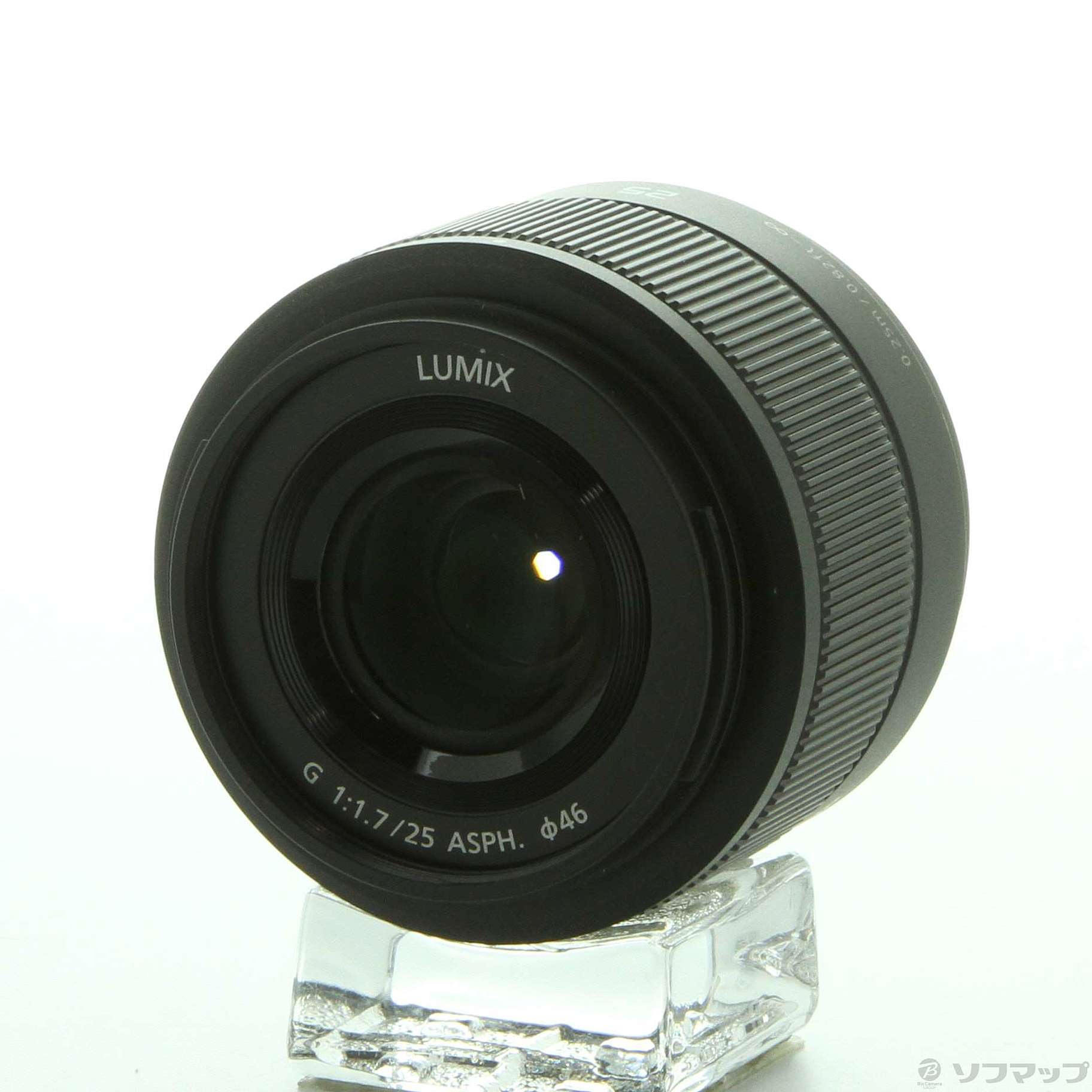 中古】LUMIX G 25mm F1.7 ASPH. H-H025 ブラック [2133052303435