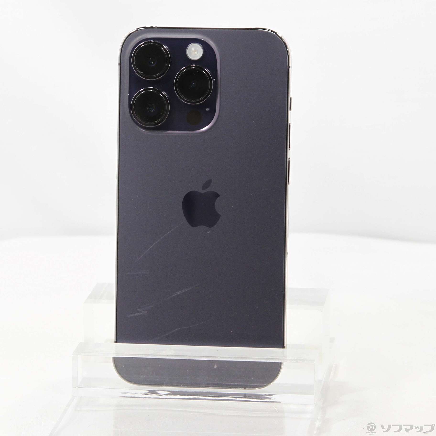 中古】iPhone14 Pro 128GB ディープパープル MQ0F3J／A SIMフリー