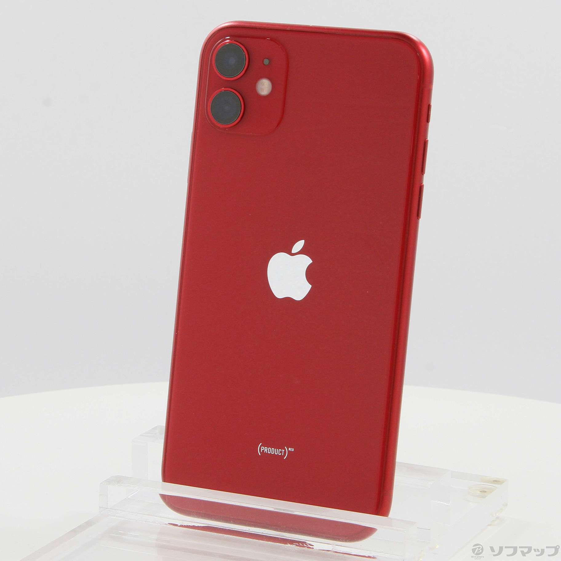 中古】iPhone11 64GB プロダクトレッド MWLV2J／A SIMフリー