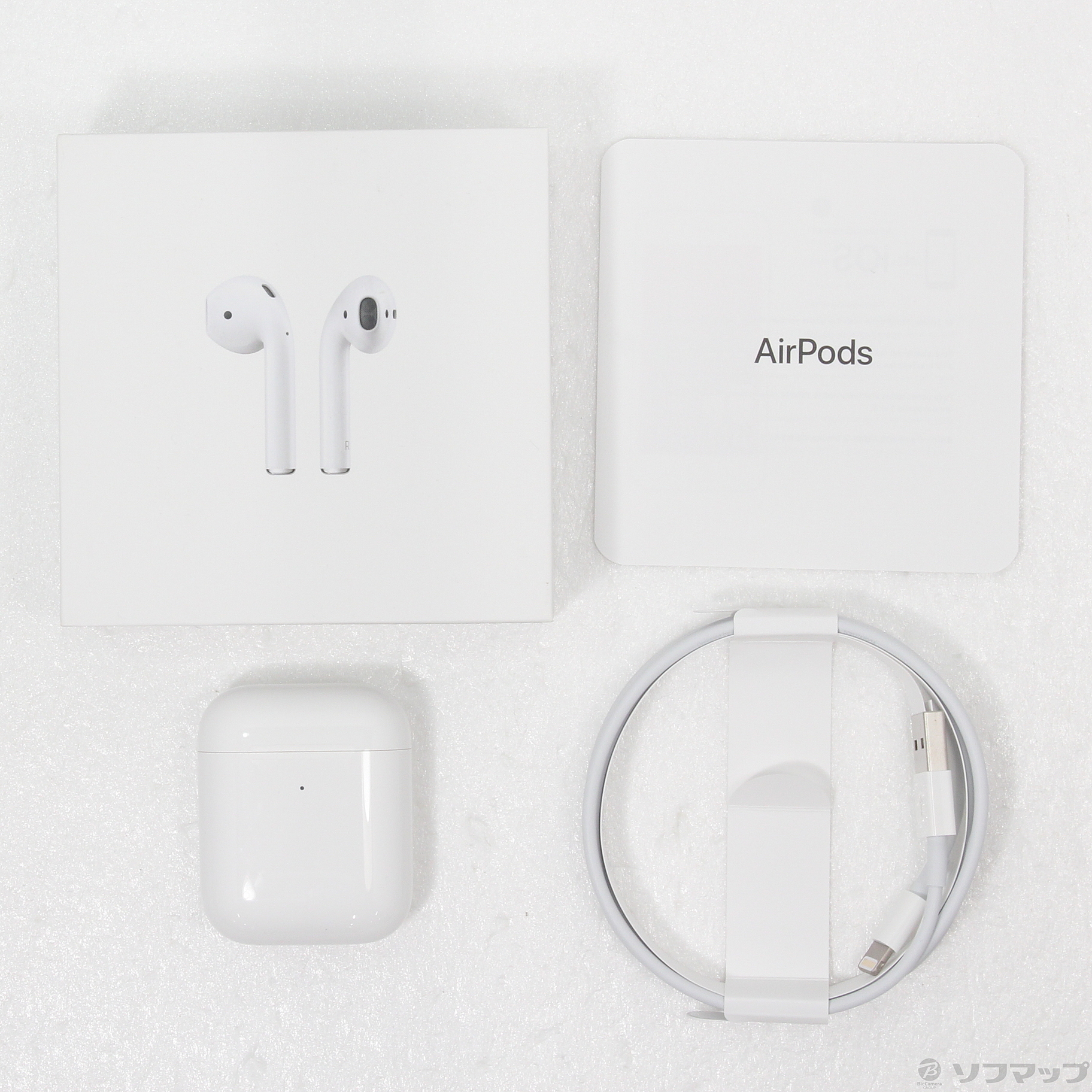 中古】AirPods 第2世代 with Wireless Charging Case MRXJ2J／A