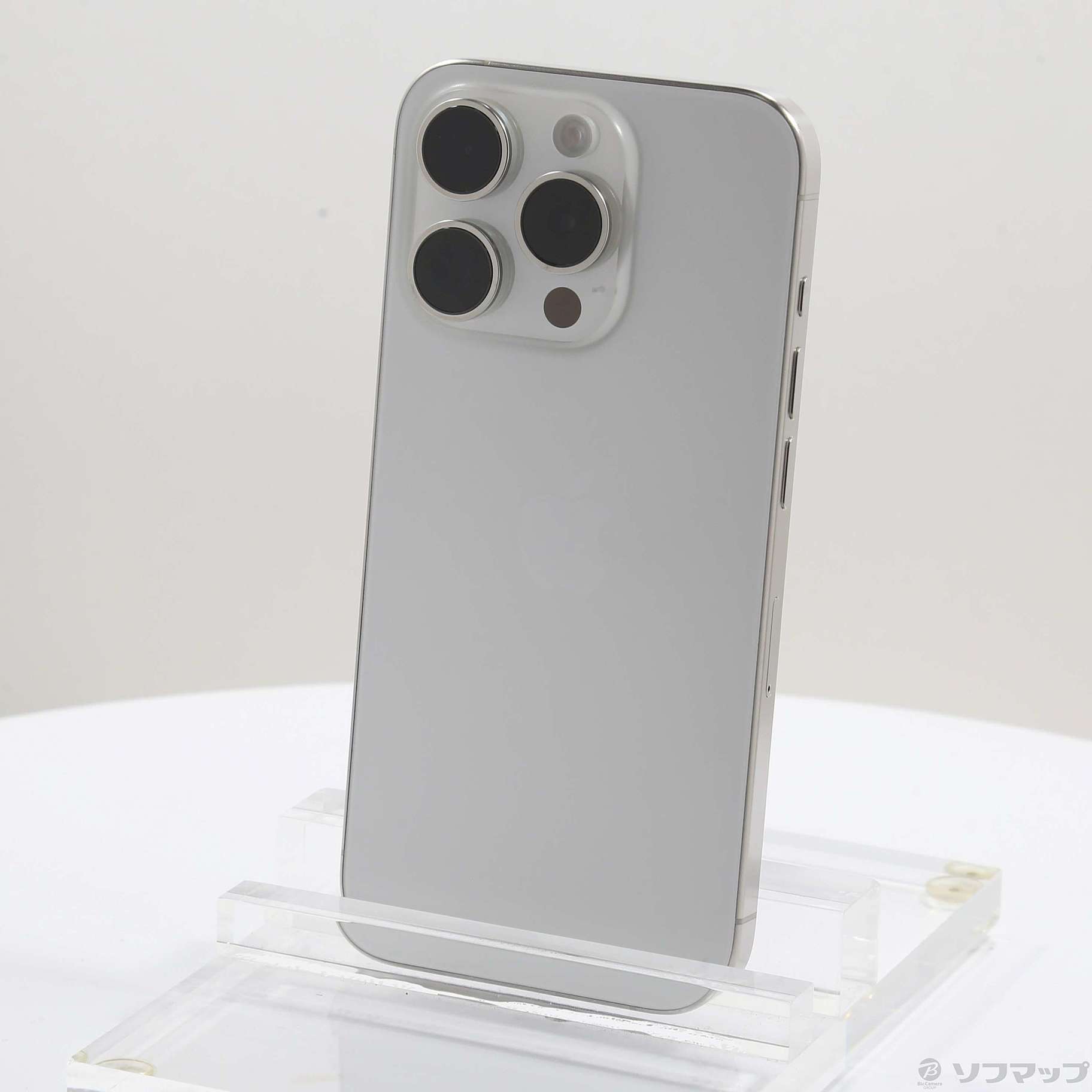 中古】iPhone15 Pro 128GB ホワイトチタニウム MTU83J／A SIMフリー