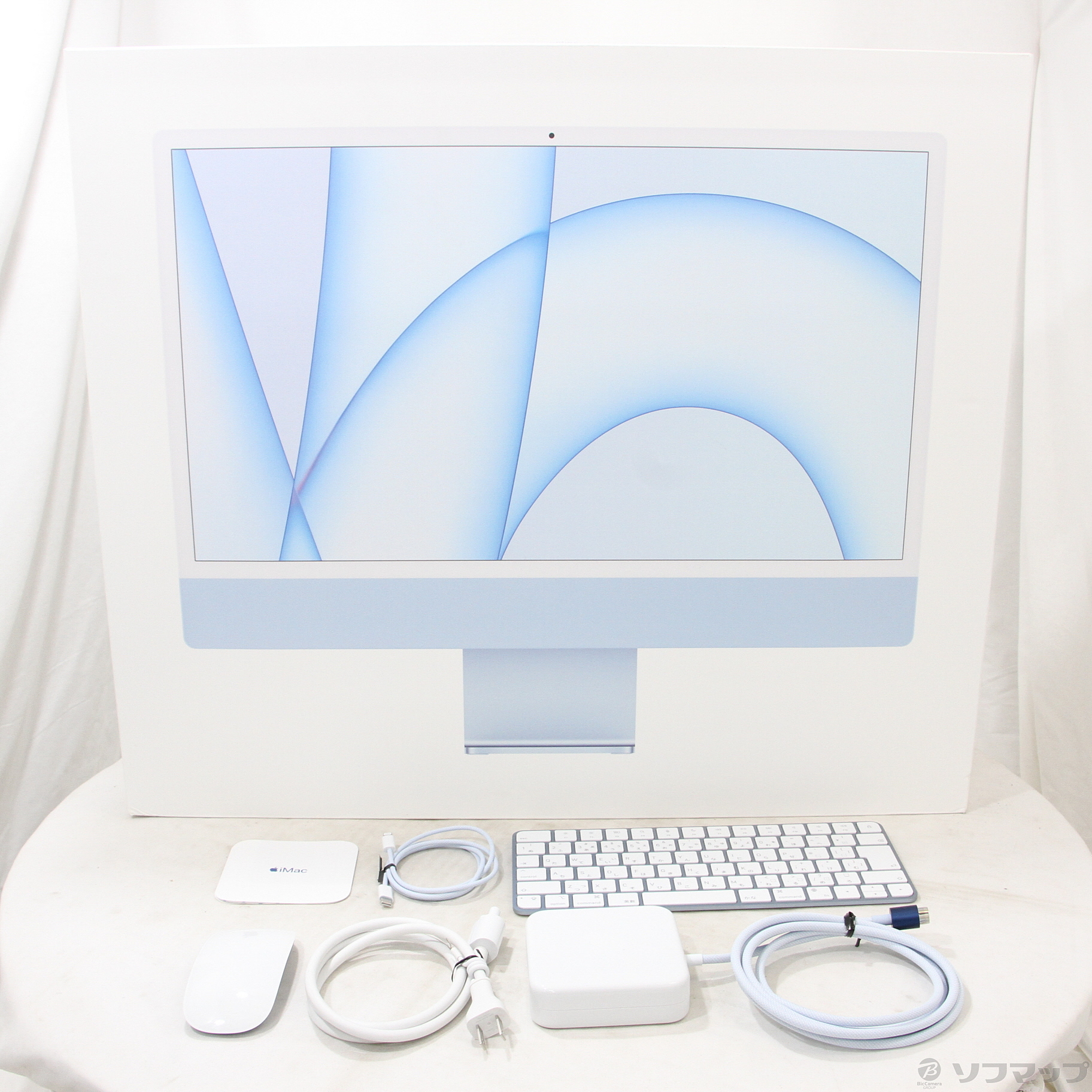 中古】iMac 24-inch Mid 2021 MJV93J／A Apple M1 8コアCPU_7コアGPU