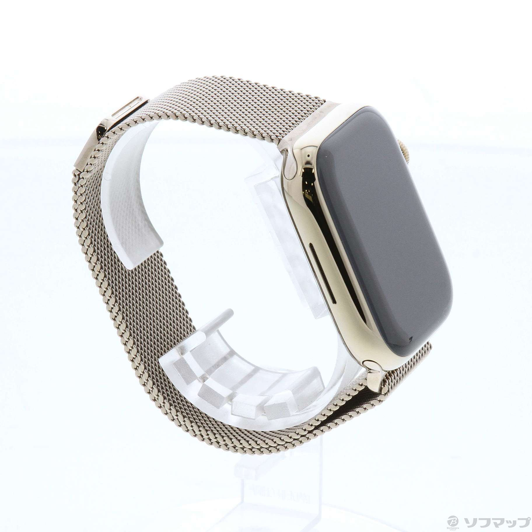 中古】Apple Watch Series 9 GPS + Cellular 45mm ゴールドステンレス 