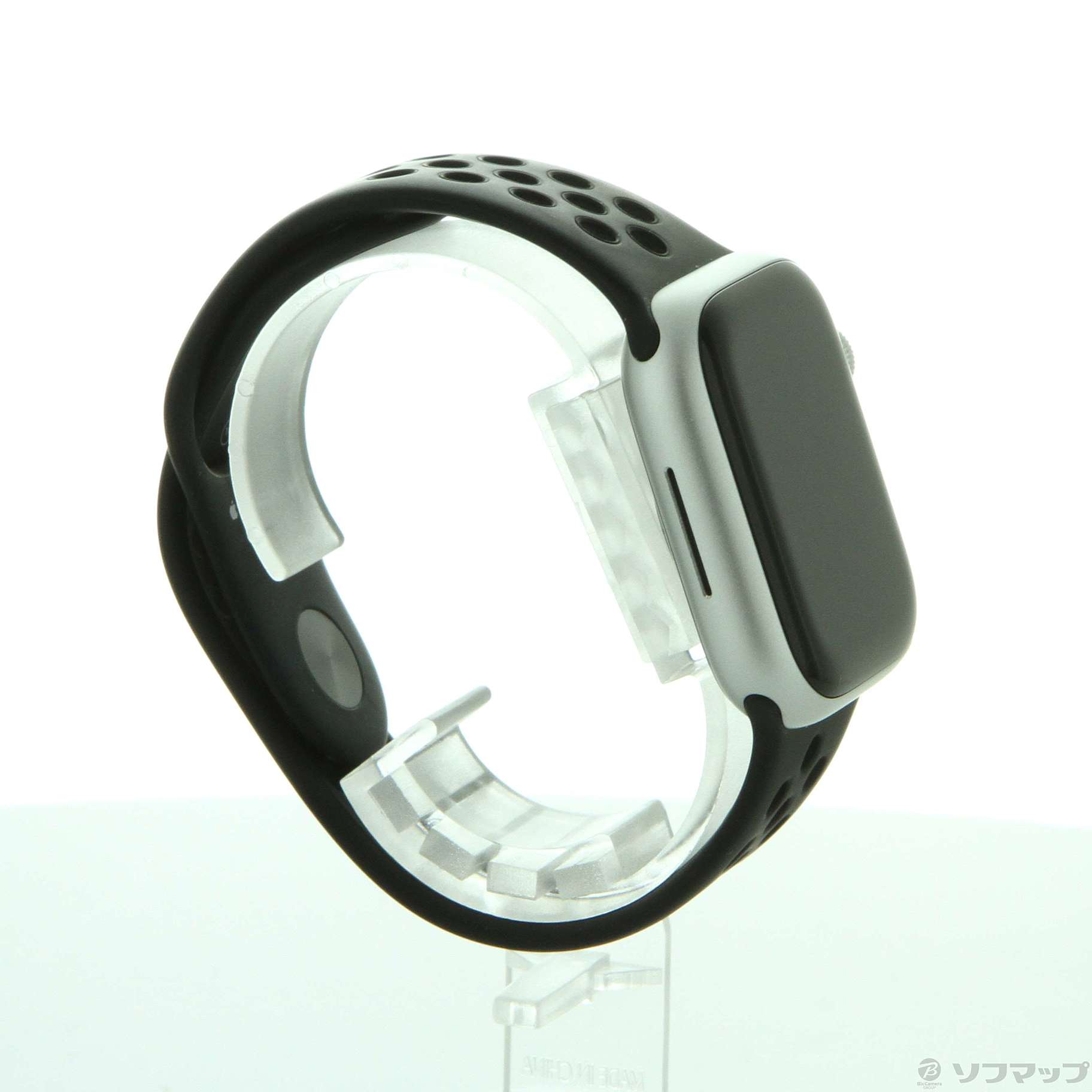 中古品〕 Apple Watch Series 8 GPS 41mm シルバーアルミニウムケース ブラック／ブラックNikeスポーツバンド -  Imsohooked