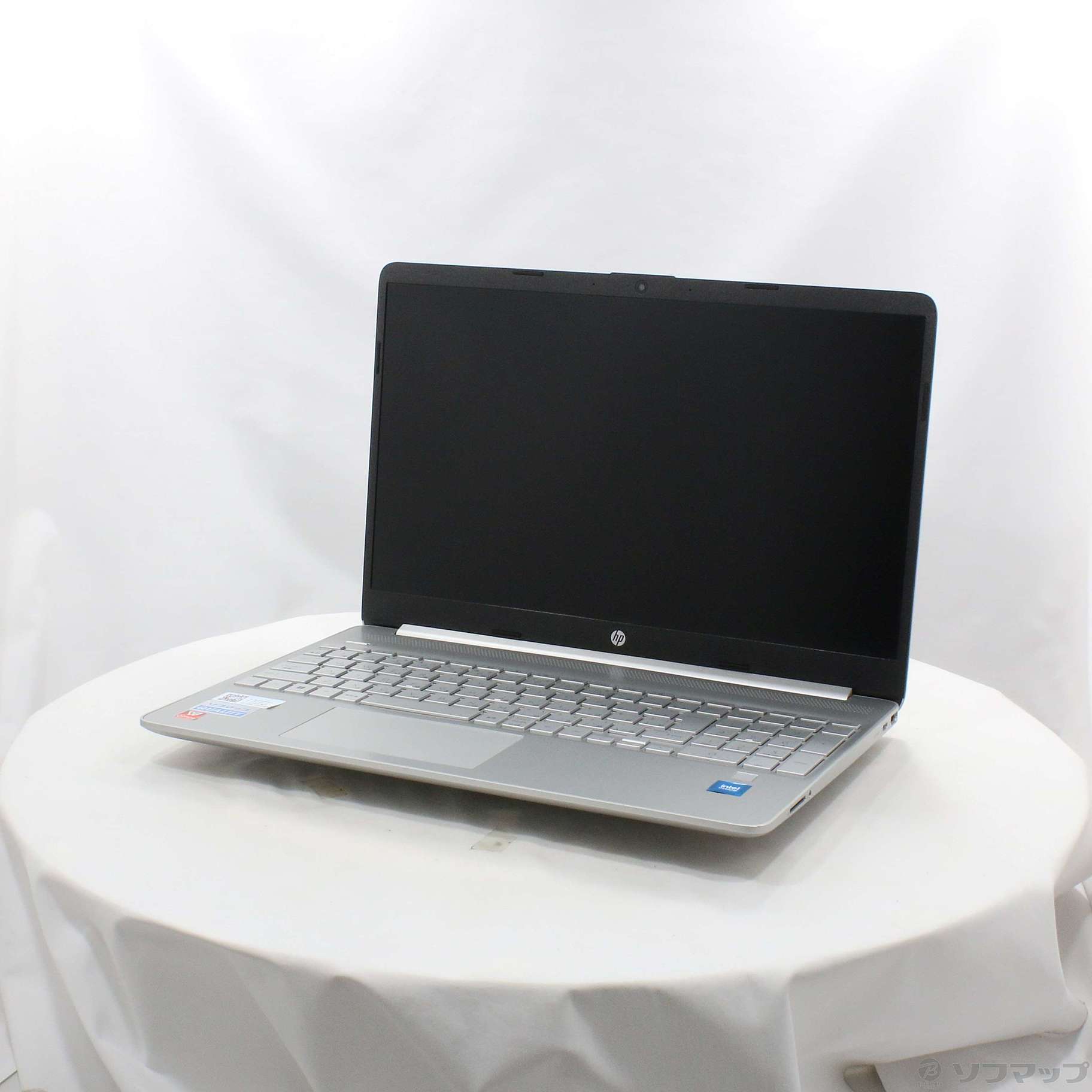 中古】HP 15s-fq3000 54H86PA-AAAA ナチュラルシルバー ［Celeron