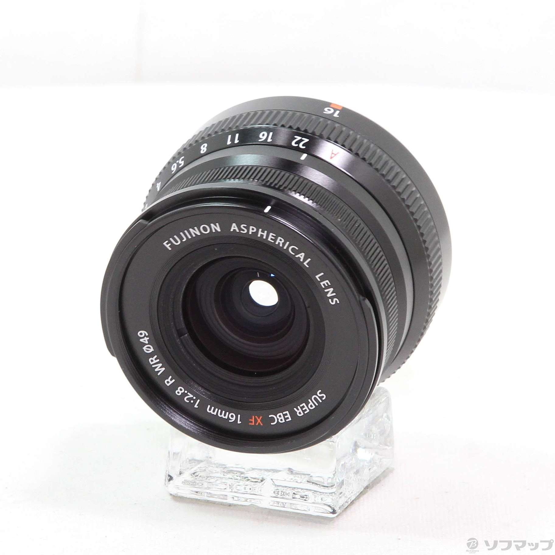 中古】フジノンレンズ XF16mmF2.8 R WR ブラック [2133052340065