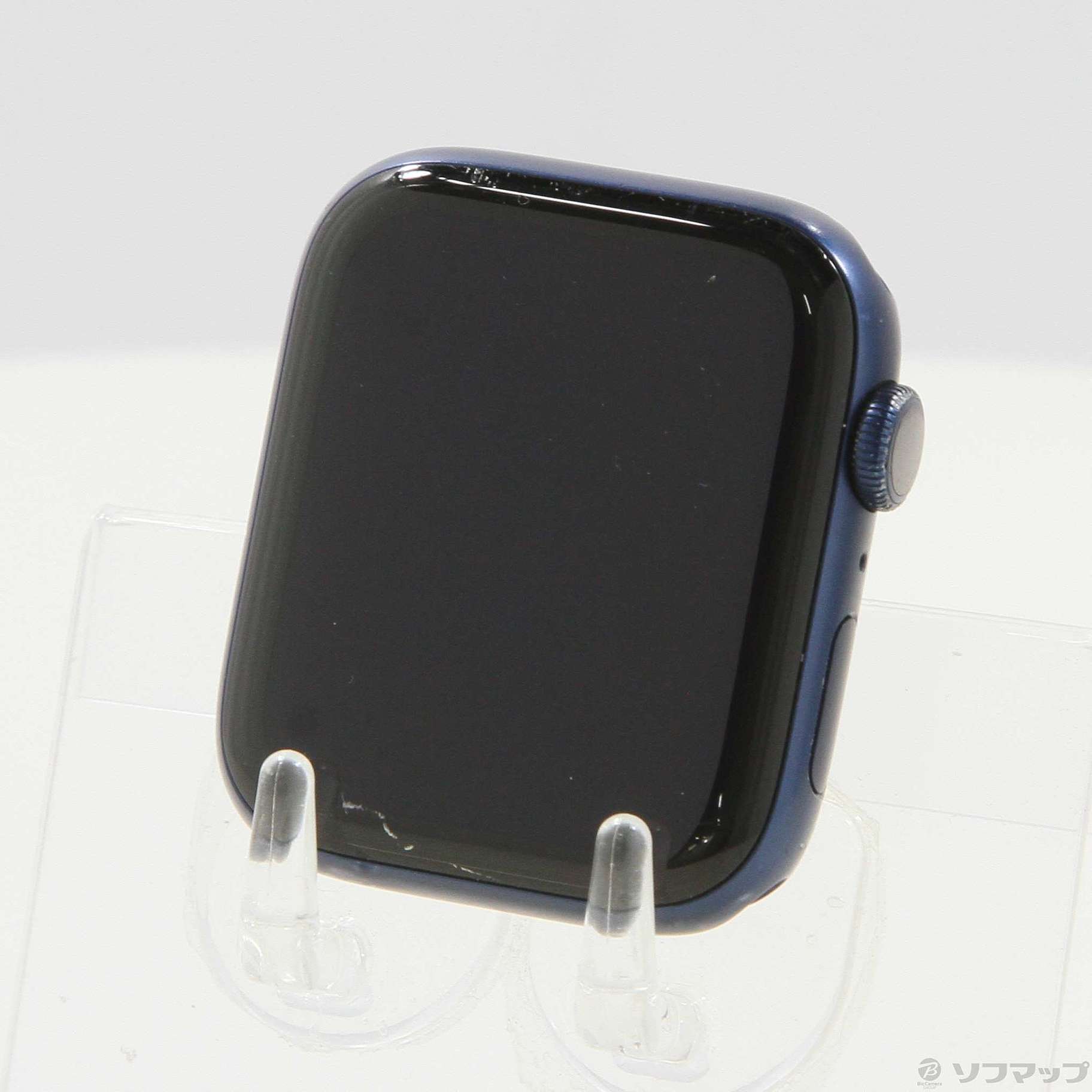 中古品〕 Apple Watch Series 6 GPS 44mm ブルーアルミニウムケース 