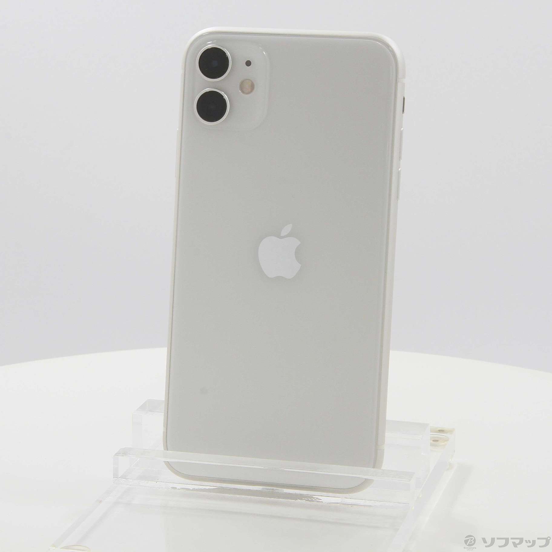 中古】iPhone11 128GB ホワイト MWM22J／A SIMフリー [2133052350521