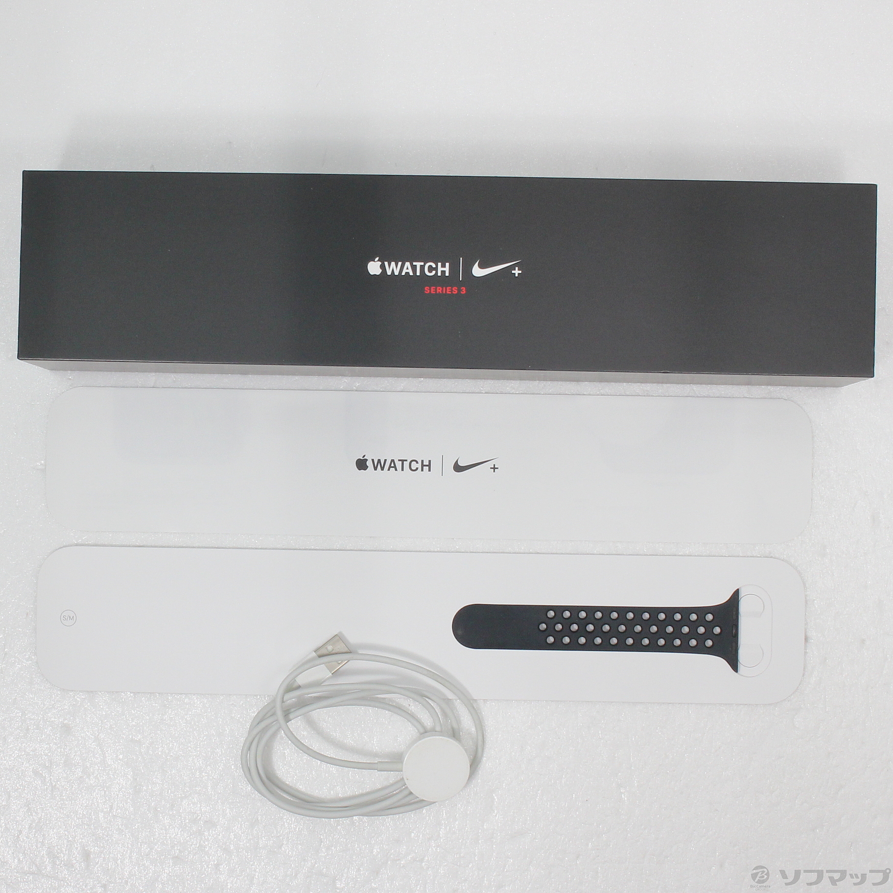 中古】Apple Watch Series 3 GPS + Cellular 42mm スペースグレイ