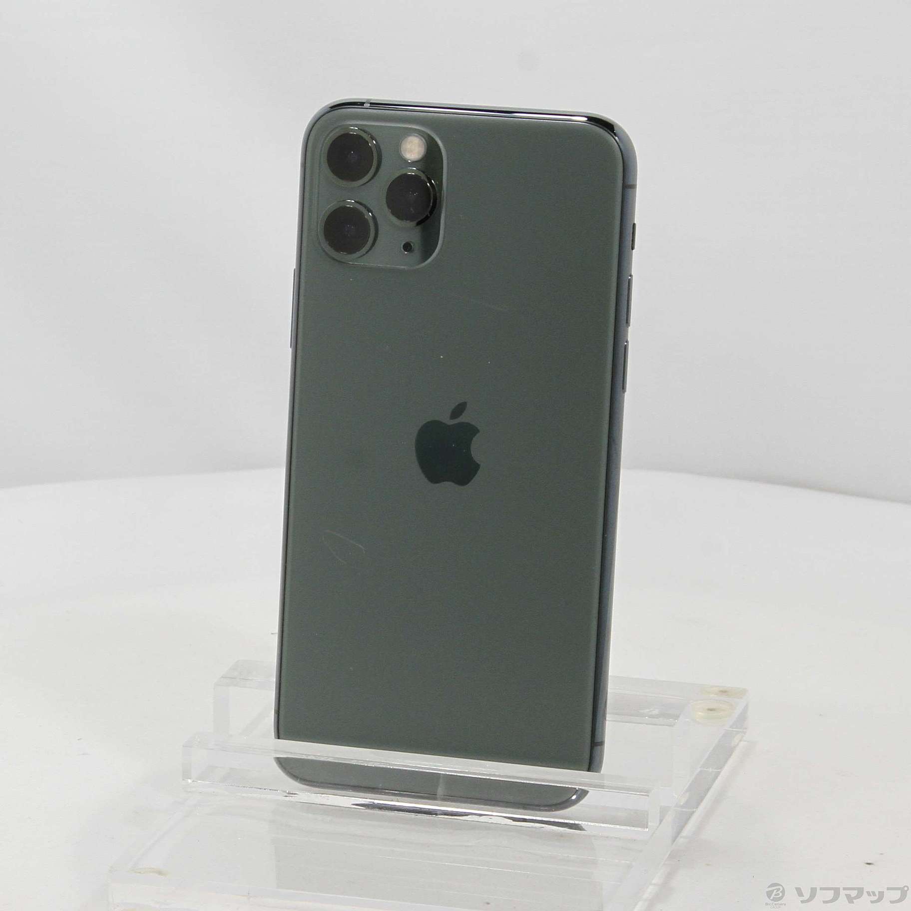 中古】iPhone11 Pro 256GB ミッドナイトグリーン MWCC2J／A SIMフリー