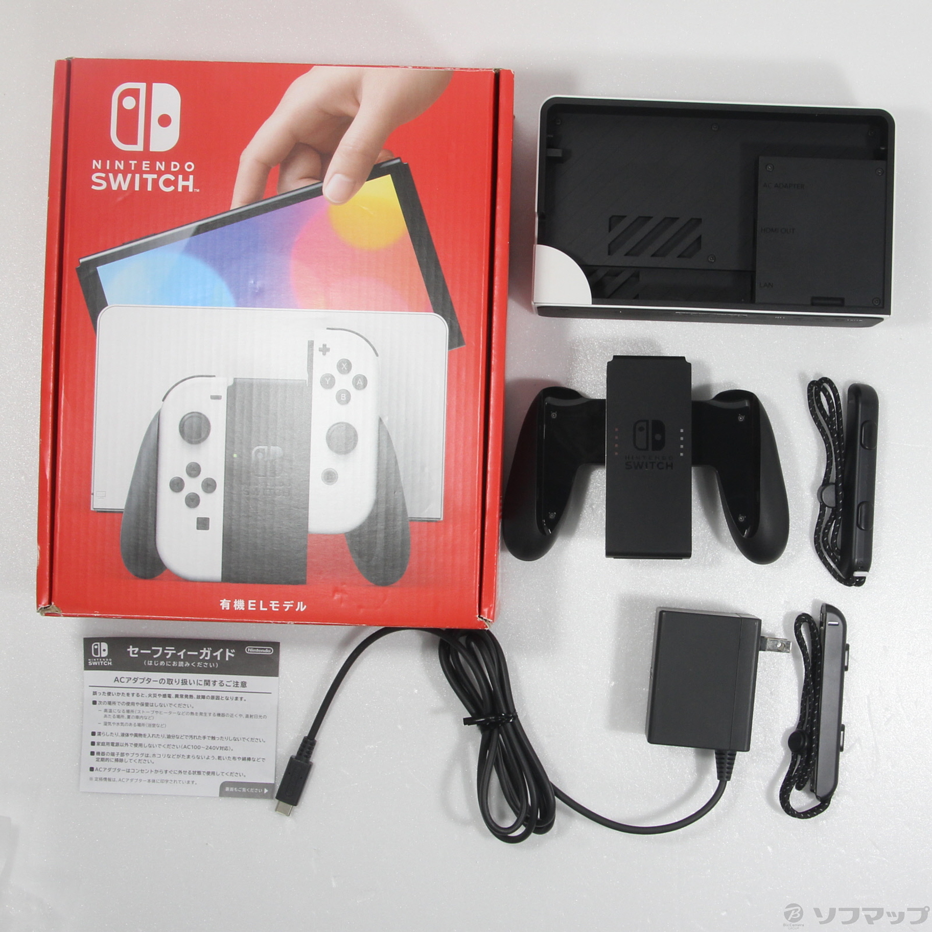 中古品任天堂Switch有机EL型号Joy-Con(L)/(R)白|no邮购是秋叶原