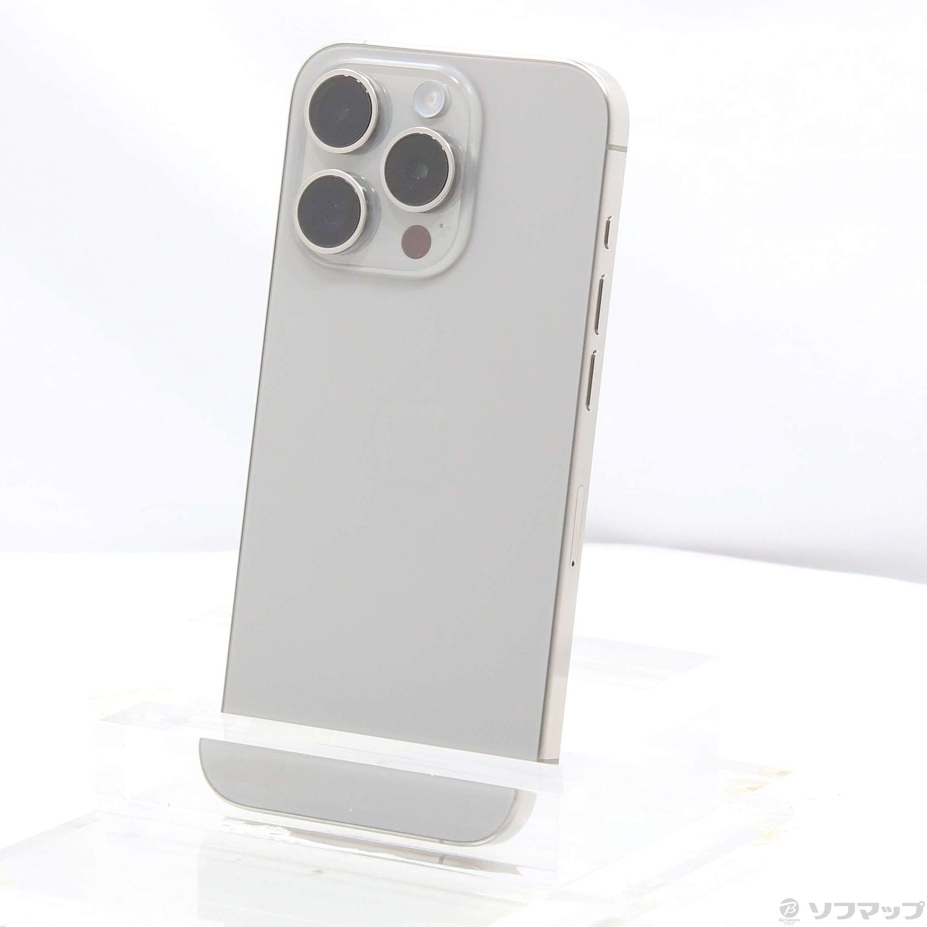 中古】iPhone15 Pro 128GB ナチュラルチタニウム MTU93J／A SIMフリー