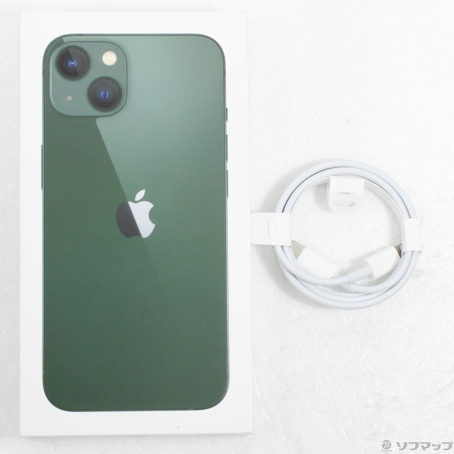 中古】iPhone13 256GB グリーン MNGH3J／A SIMフリー [2133052405740 